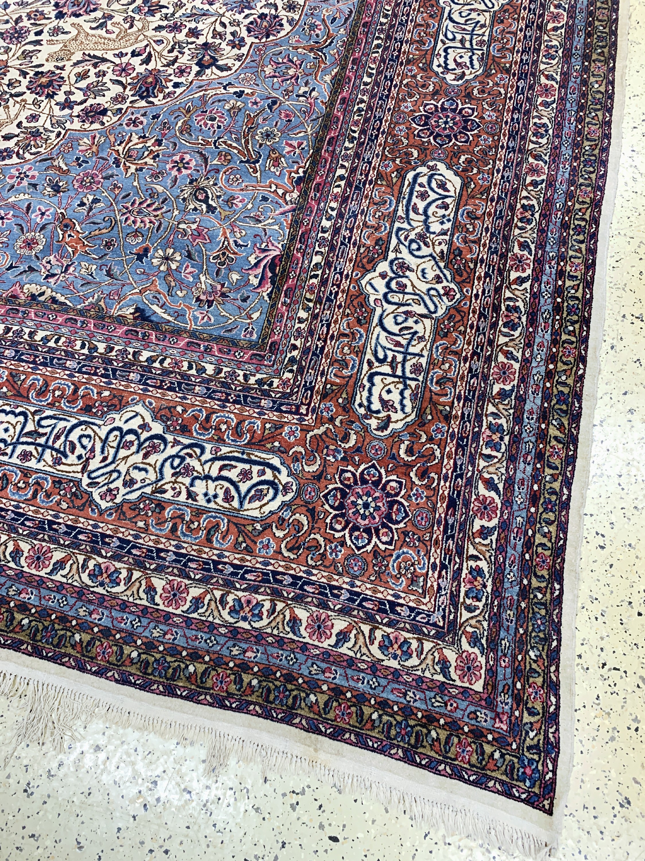 Detail a: Kerman"Lawar"antik, Persien, um 1900, Wolleauf Baumwolle, ca. 560 x 360 cm, EHZ: 2-3
