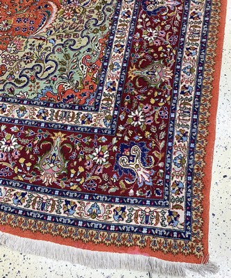 27011309a - Täbriz(40 Raj), Persien, Mitte 20.Jhd, Wolle auf Baumwolle, ca. 420 x 305 cm, EHZ: ...