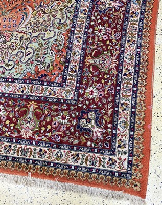 27011309g - Täbriz(40 Raj), Persien, Mitte 20.Jhd, Wolle auf Baumwolle, ca. 420 x 305 cm, EHZ: ...