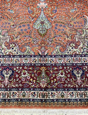 27011309h - Täbriz(40 Raj), Persien, Mitte 20.Jhd, Wolle auf Baumwolle, ca. 420 x 305 cm, EHZ: ...