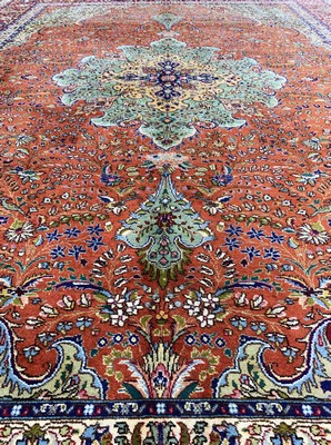 27011309j - Täbriz(40 Raj), Persien, Mitte 20.Jhd, Wolle auf Baumwolle, ca. 420 x 305 cm, EHZ: ...