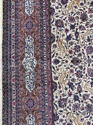 27011310d - Kerman´Lawar´antik, Persien, um 1900, Wolleauf Baumwolle, ca. 560 x 360 cm, EHZ: 2-3