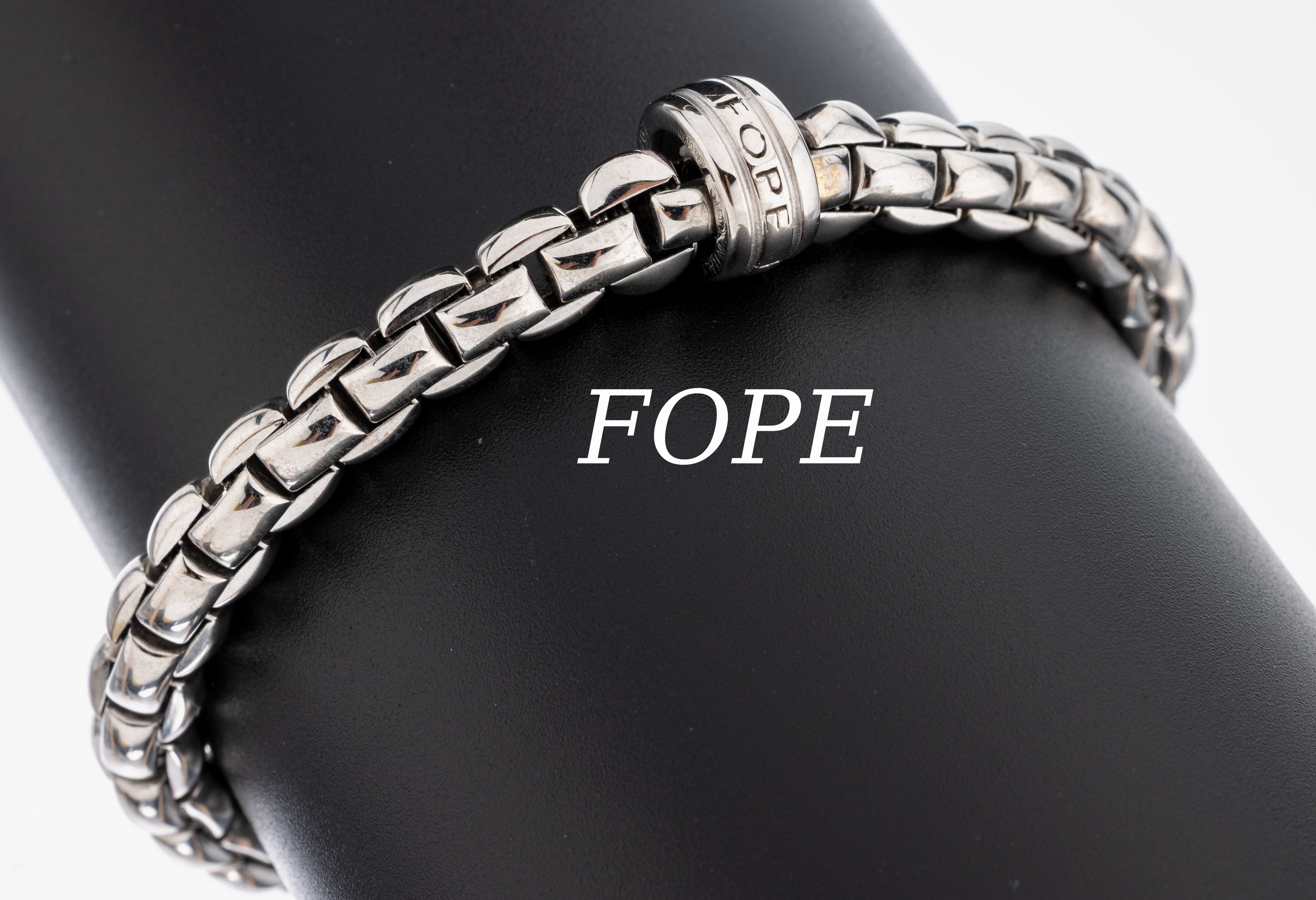 Image 27011472 - 18 kt Gold FOPE Armband, Flex it, WG 750/000, Stahlfeder, total ca. 23 g, ehem. NP lt. ...