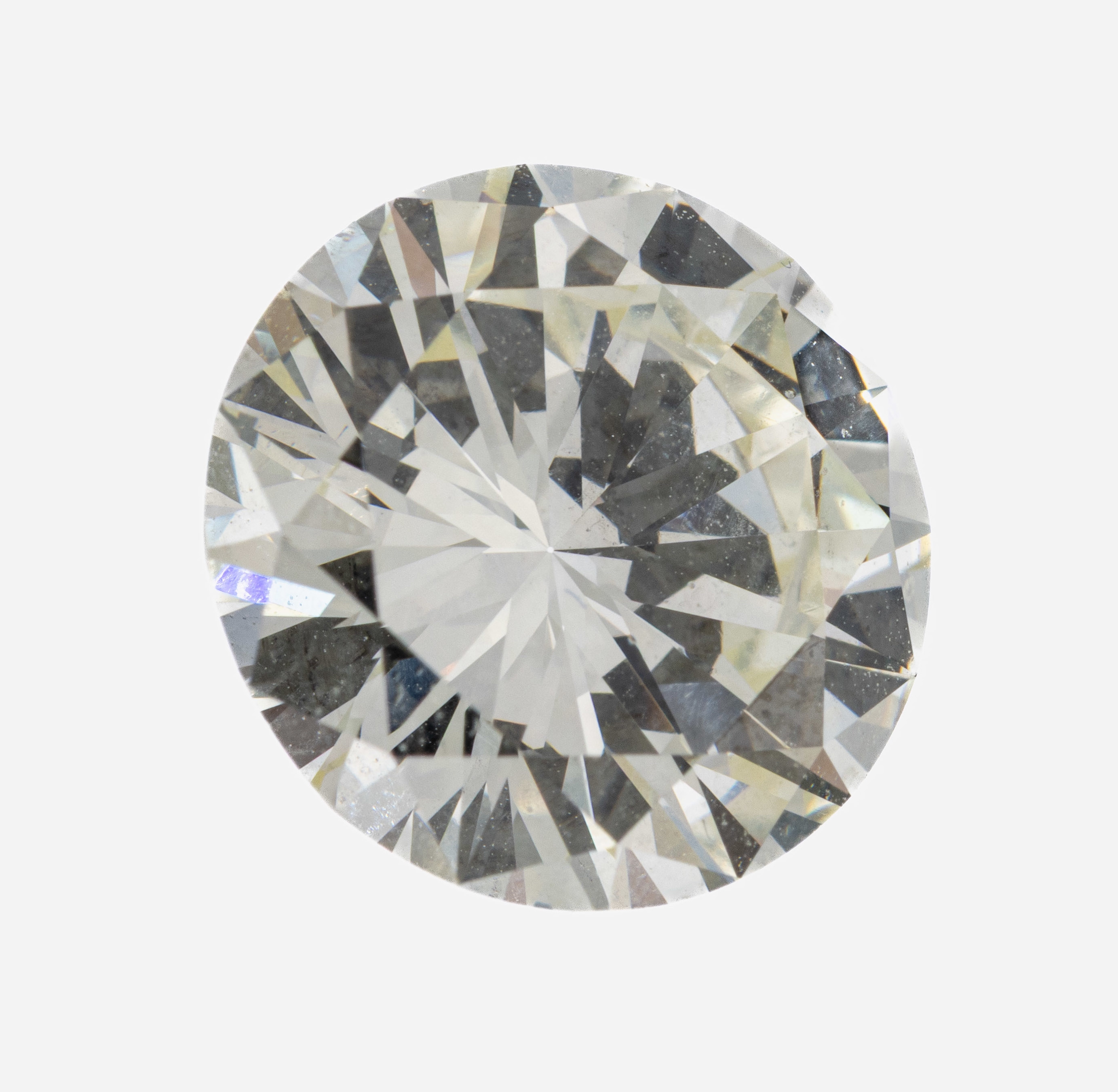 Detail a: Loser Brillant 3.491 ct get.(M)-very light yellow/vs 1, Vorab-Graduierung DPL 06/25