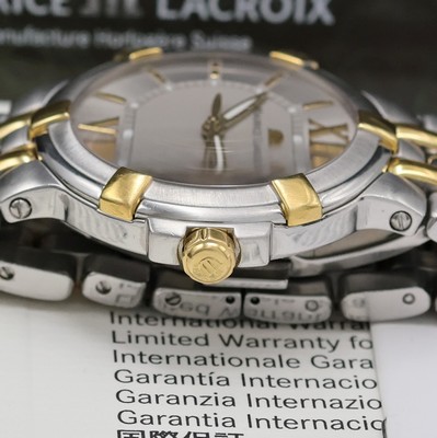 27011481d - MAURICE LACROIX Calypso Herrenarmbanduhr in Stahl/teils vergoldet Referenz CA1107, ...