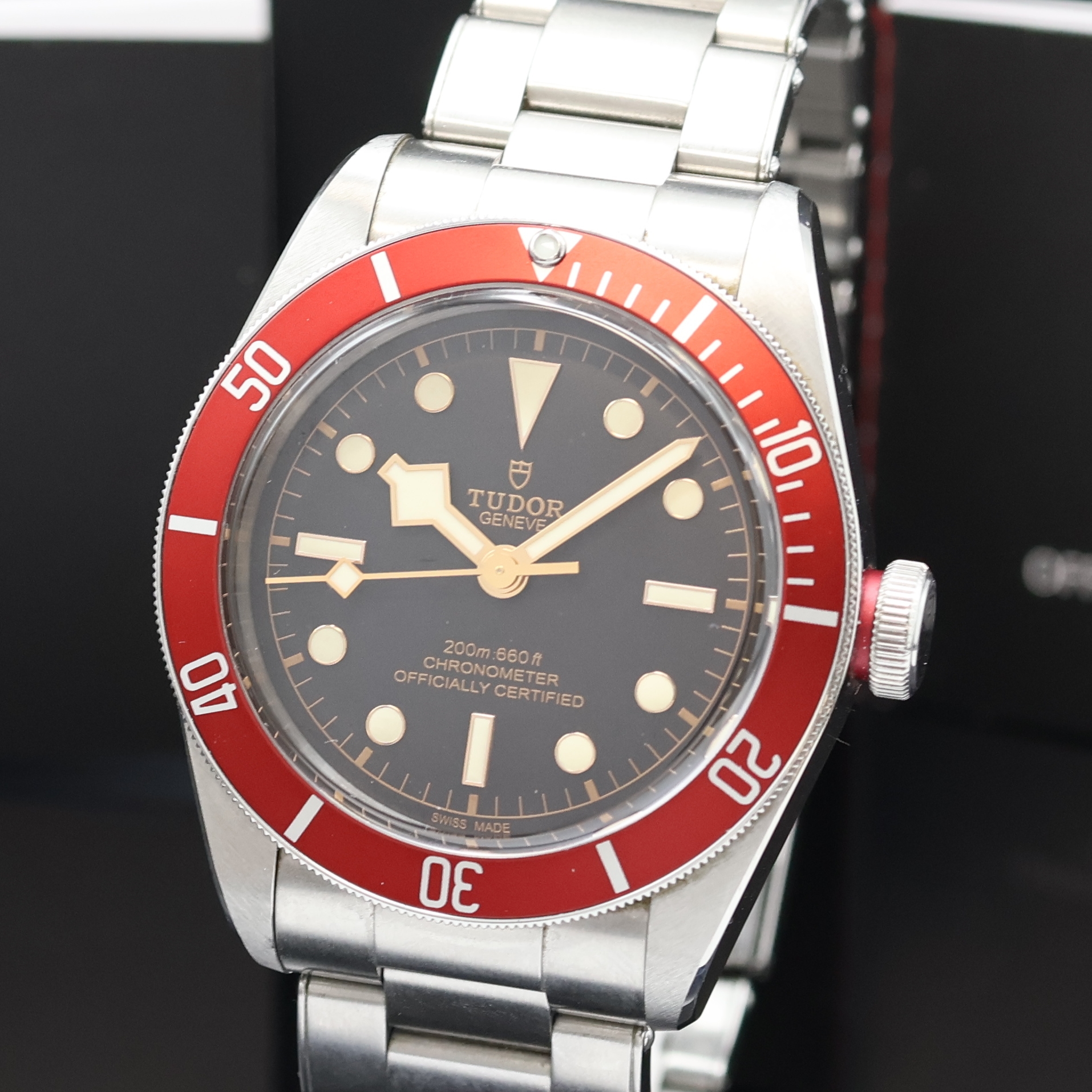 Detail a: TUDOR Black-Bay Chronometer Herrenarmbanduhr Referenz 79230, Schweiz lt. beil. Pap. verk. 04/2020, Automatik, Edelstahlgeh. inkl. orig. Gliederband ...