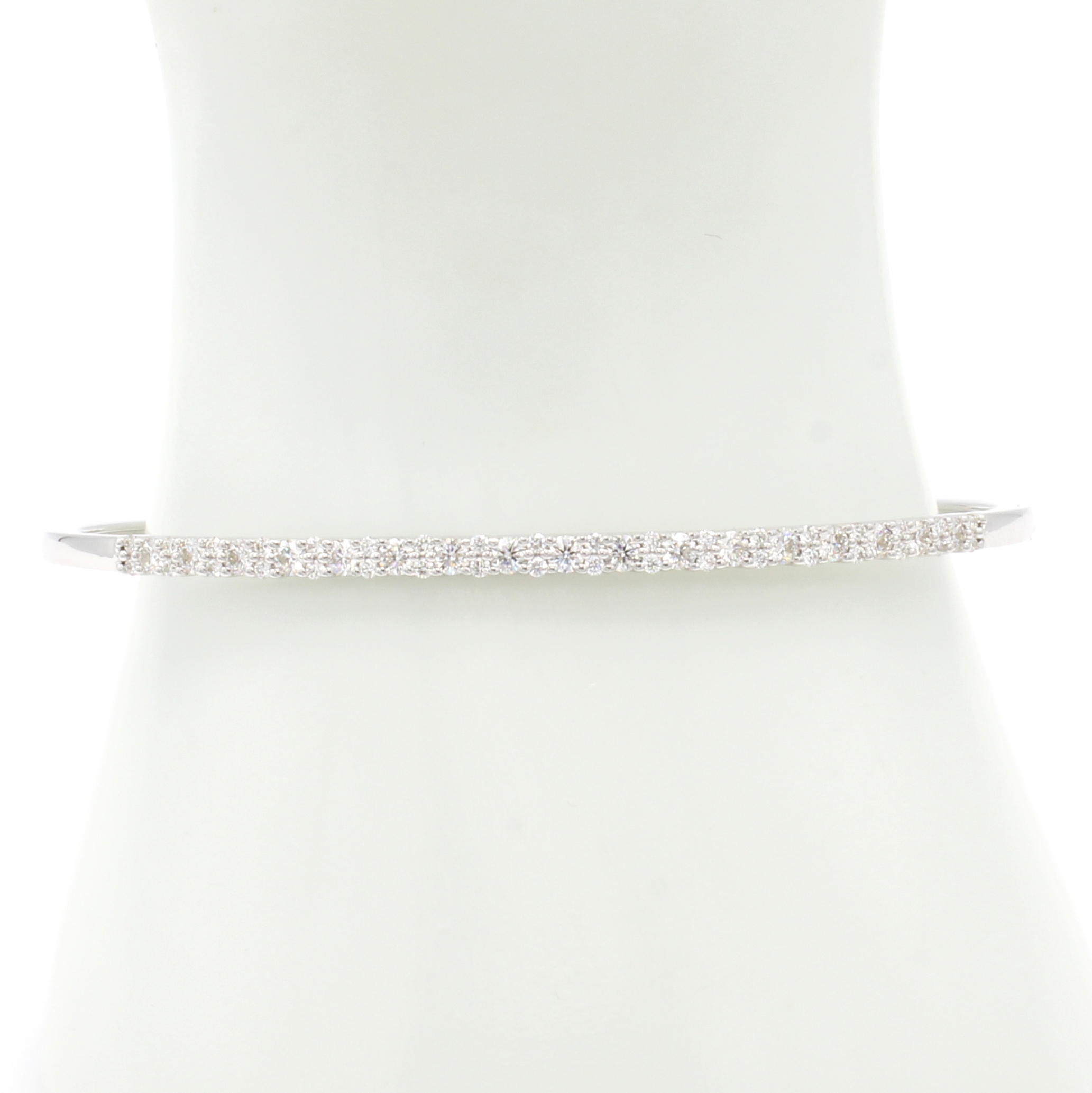 Image 27011566 - Armspange mit Brillanten, WG 585/000, 53 Brill. zus. ca. 1.00 ct Weiß/lupenrein ...