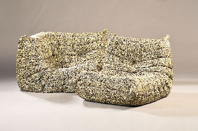 27011544a - Dreiteilige Sitzgruppe ´Togo´, Ligne Roset, Entwerfer: Michel Ducaroy, 1970/80er-Jahre, ...