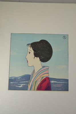 27011678d - Nach Takehisa Yumeji (1884-1934), Mappe mit 9 Druckgrafiken, 1960er-Jahre, nach den ...