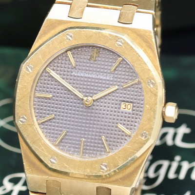 27011707a - AUDEMARS PIGUET ikonische Herrenarmbanduhr Serie Royal Oak in GG 750/000 Referenz 56175BA ...