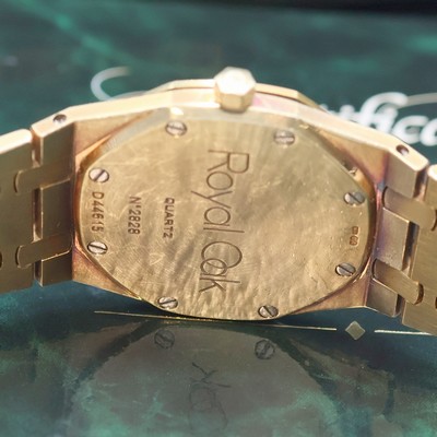 27011707f - AUDEMARS PIGUET ikonische Herrenarmbanduhr Serie Royal Oak in GG 750/000 Referenz 56175BA ...