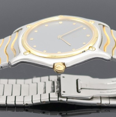 27011791d - EBEL Damenarmbanduhr Classic Wave Referenz 181909, Schweiz um 1980, quarz, Stahl/Gold ...