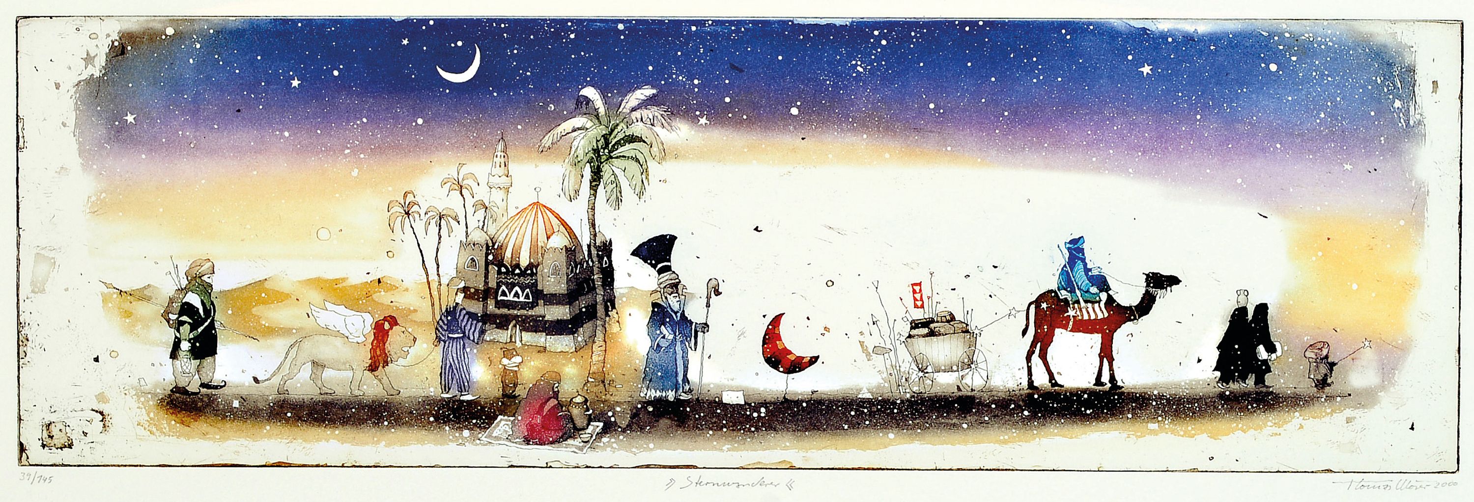 Image 27012266 - Thomas Möser, geb.1956 in Neuburg, Donau, Studium in München, hier: Sternenwanderer, ...