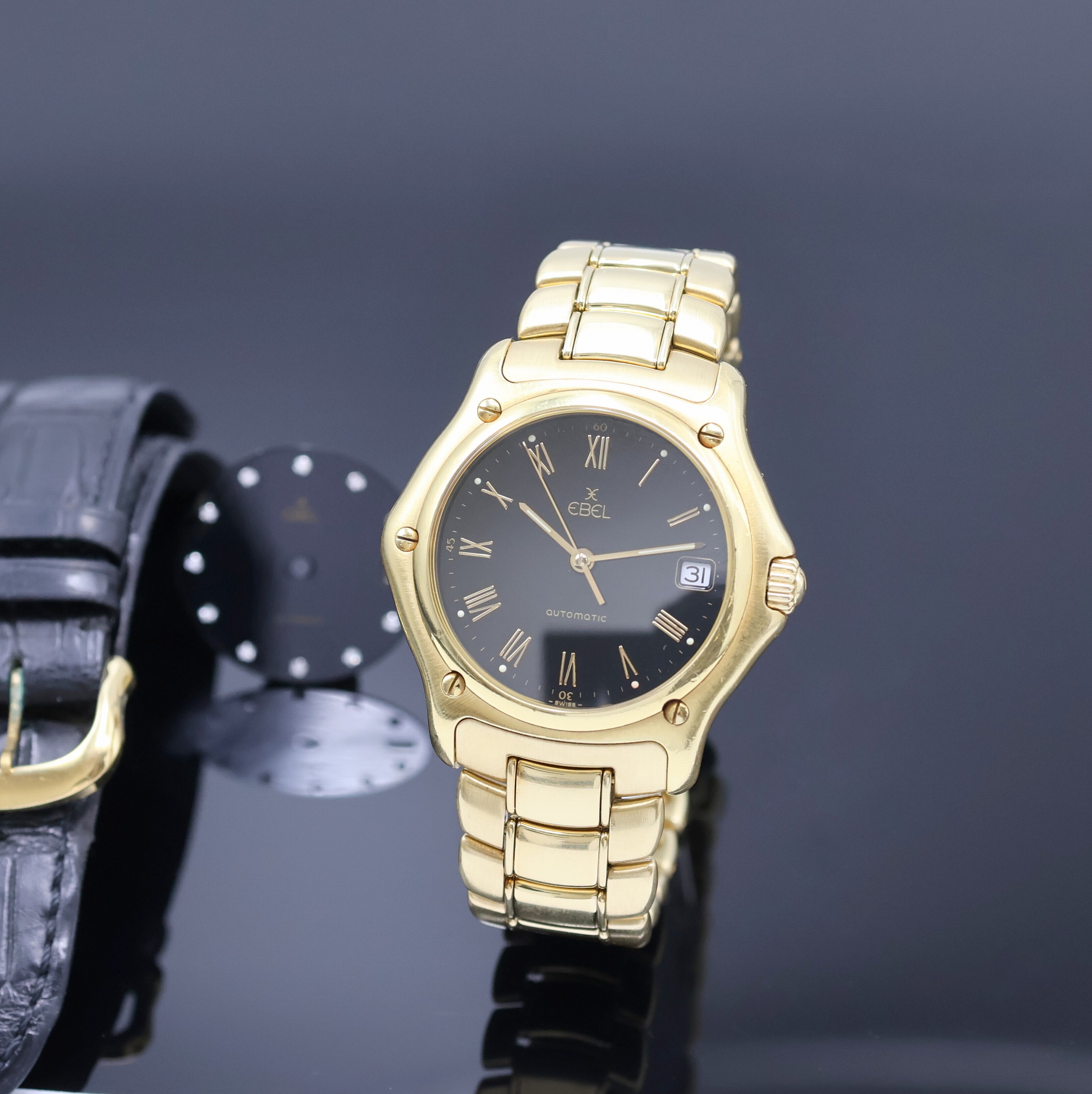 Image 27012281 - EBEL 1911 Senior Herrenarmbanduhr in GG 750/000 Referenz 8080916, Schweiz um 1995, ...