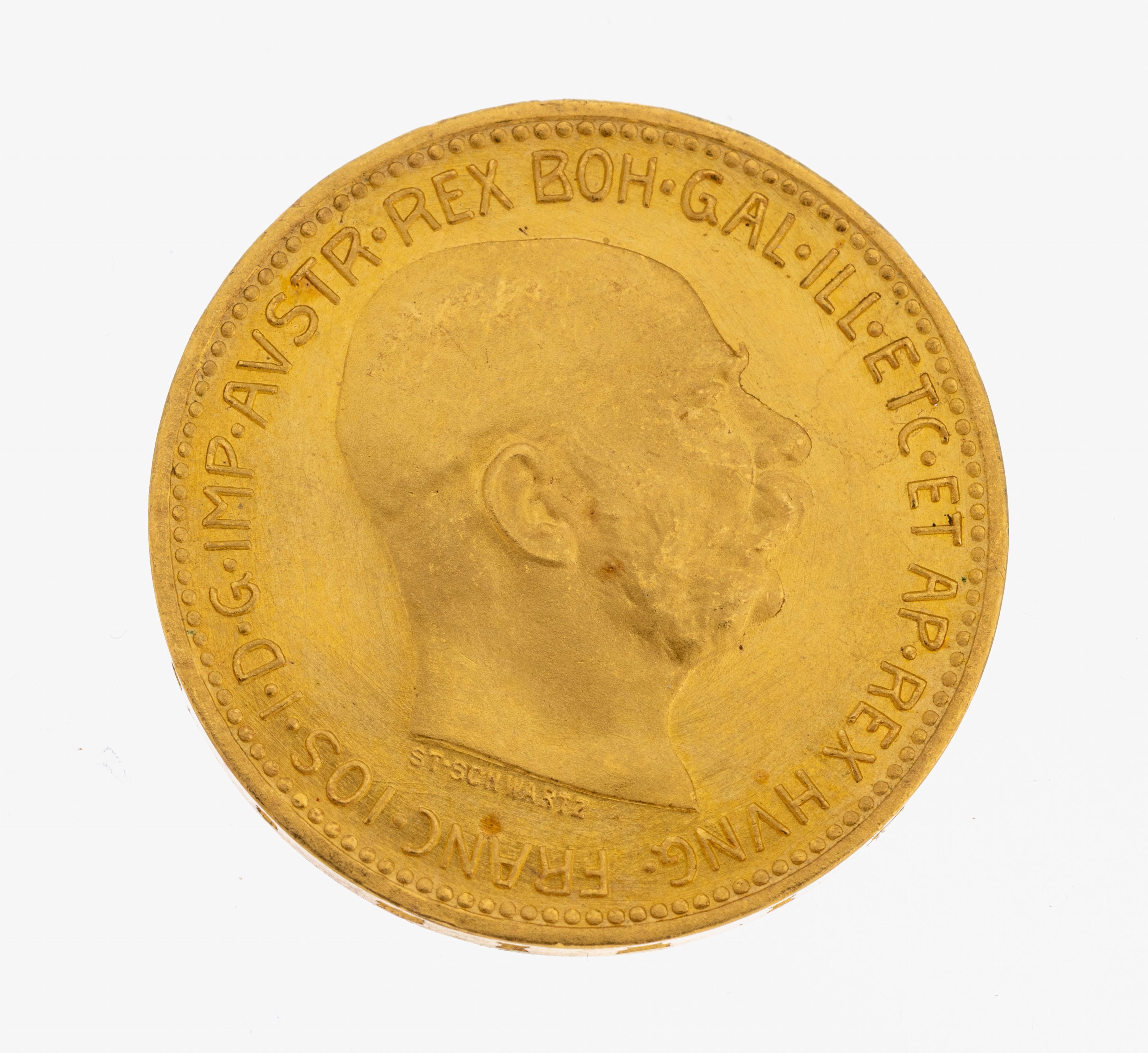 Image 27012287 - 20 Kronen Goldmünze, Österreich-Ungarn, 1915, Franz Joseph, offizielle Nachprägung