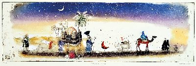 Image Thomas Möser, geb.1956 in Neuburg, Donau, Studium in München, hier: Sternenwanderer, ...