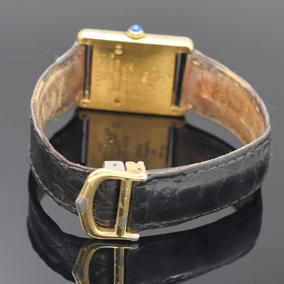 27012457c - CARTIER Damenarmbanduhr Tank Vermeil Referenz 1615, Schweiz um 1990, quarz, verg. ...