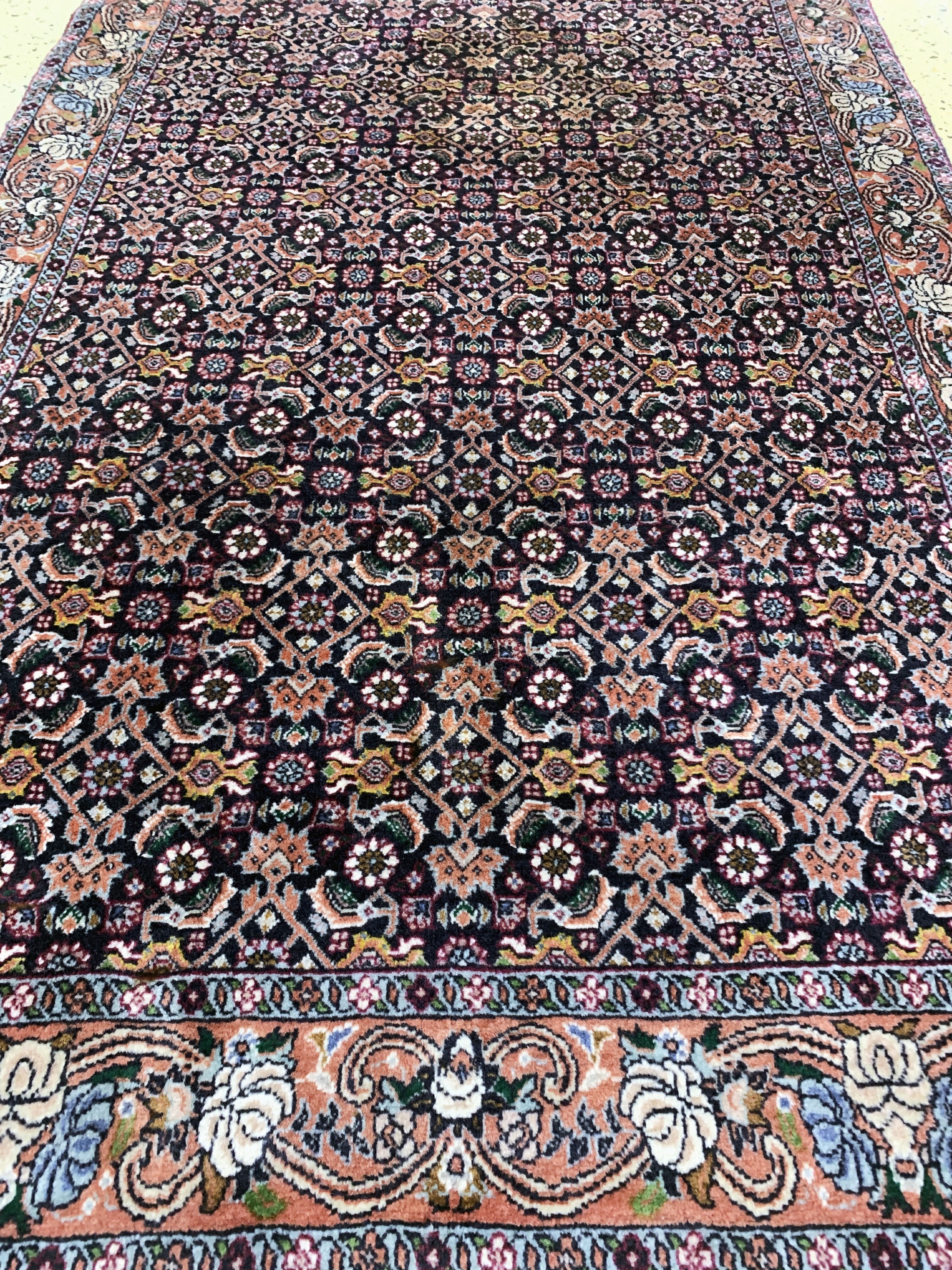 Detail b: Bidjar Kork fein, Persien, Ende 20.Jhd, Korkwolle auf Baumwolle, ca. 165 x 103 cm, EHZ: 2