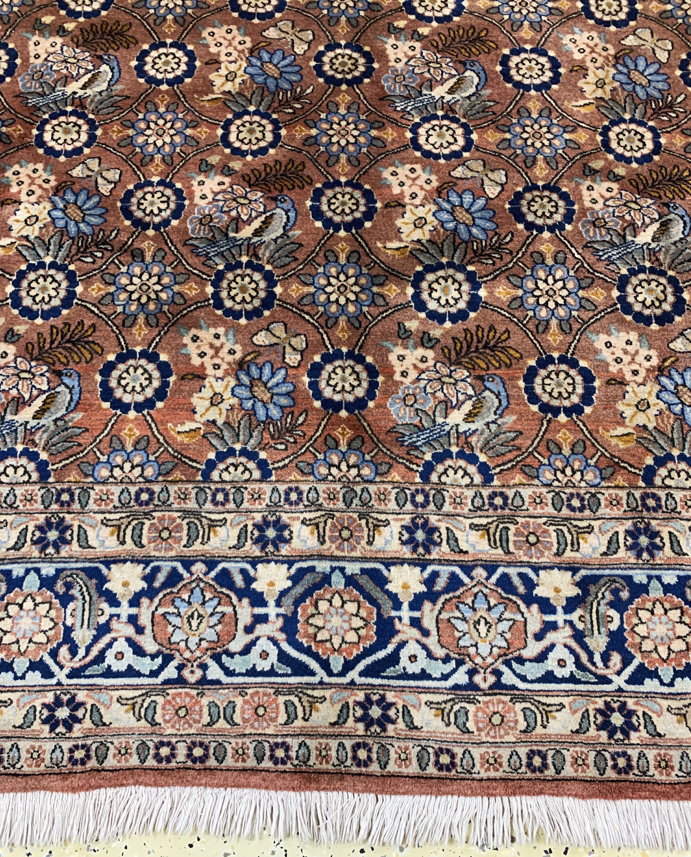 Detail b: Weramin Kork fein, Persien, Ende 20.Jhd, Korkwolle auf Baumwolle, ca. 290 x 210 cm, EHZ: 1-2