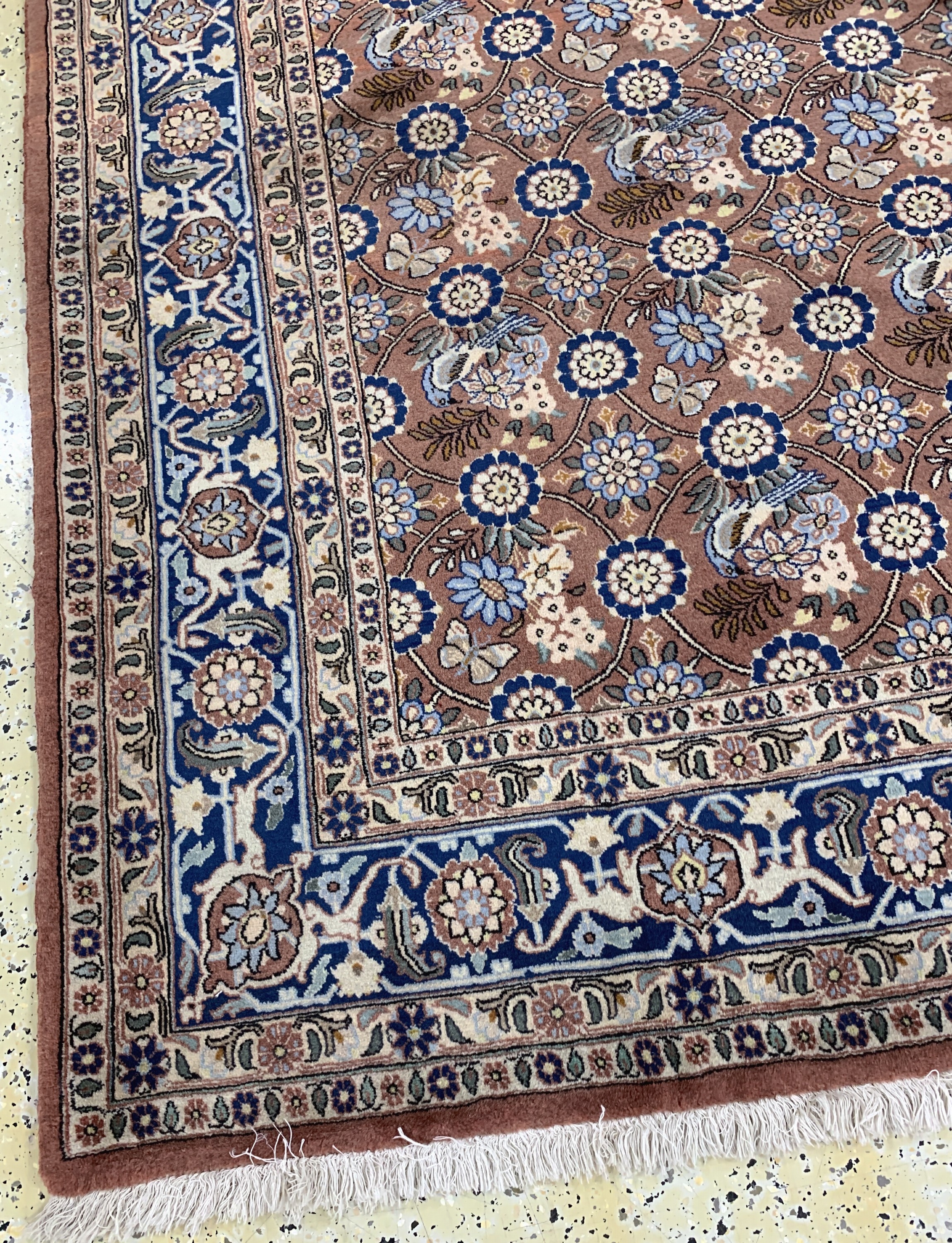 Detail e: Weramin Kork fein, Persien, Ende 20.Jhd, Korkwolle auf Baumwolle, ca. 290 x 210 cm, EHZ: 1-2
