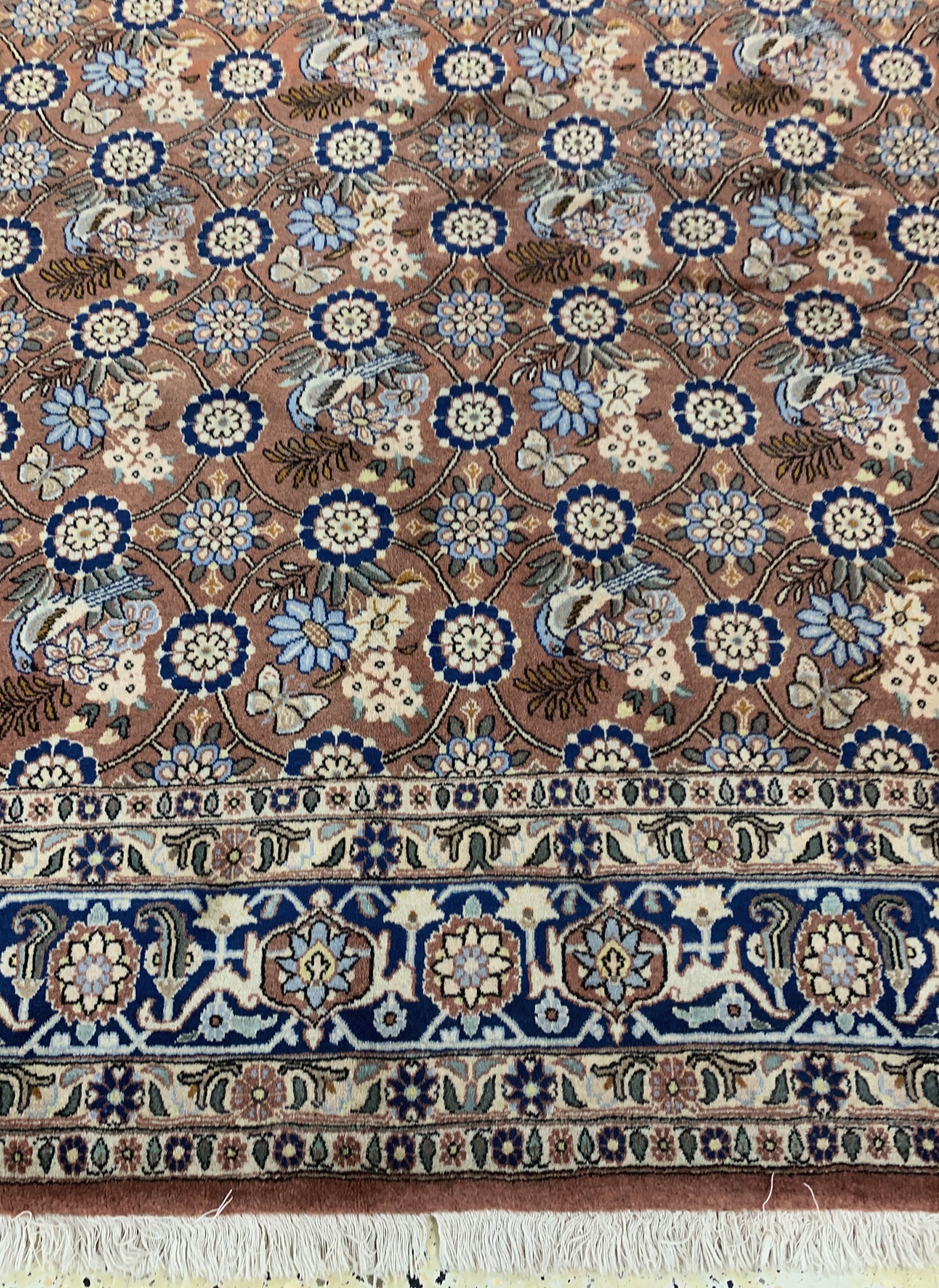 Detail f: Weramin Kork fein, Persien, Ende 20.Jhd, Korkwolle auf Baumwolle, ca. 290 x 210 cm, EHZ: 1-2