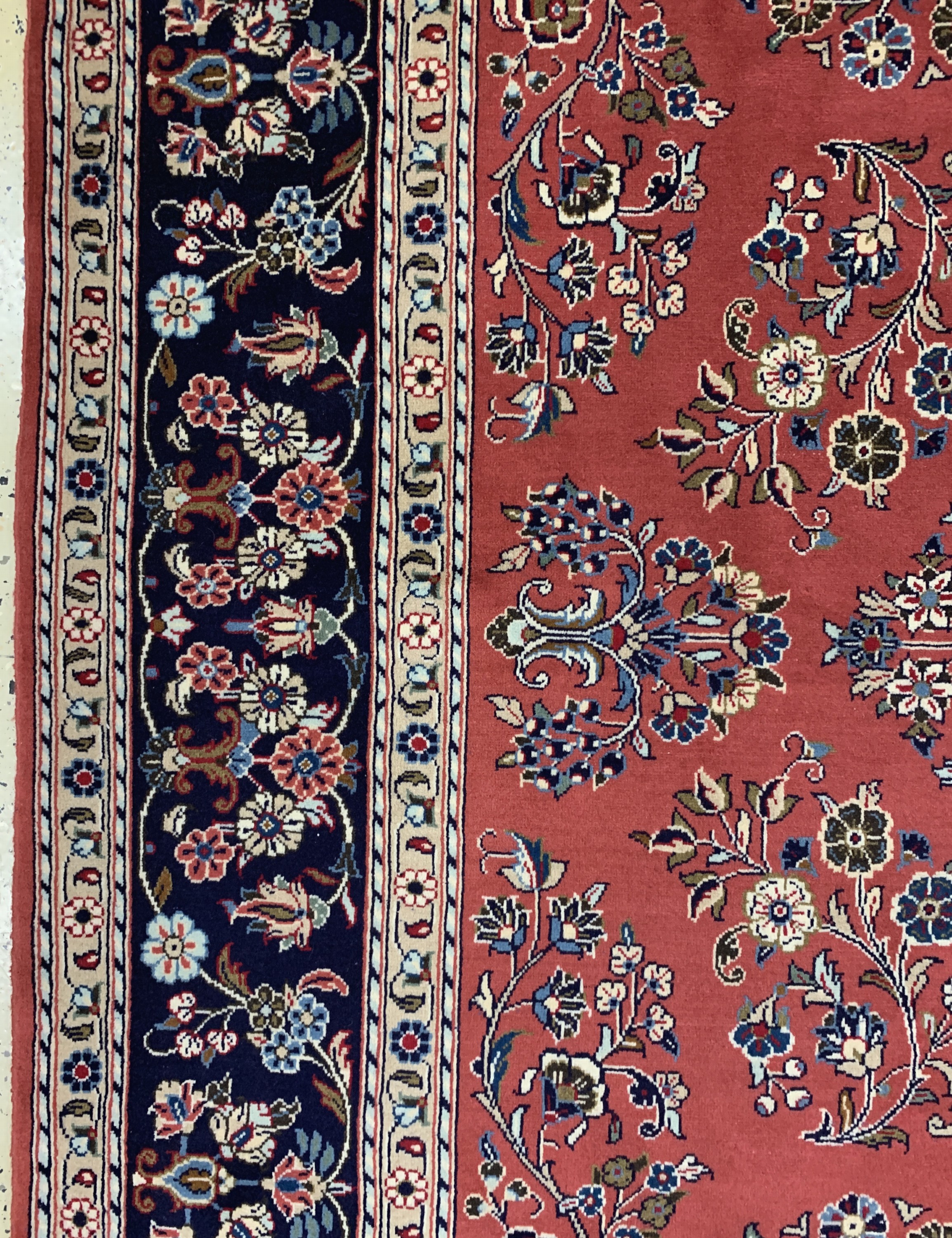 Detail d: Sarogh, Persien, Ende 20.Jhd, Wolle auf Baumwolle, ca. 300 x 210 cm, EHZ:(nahezu neuwertig).