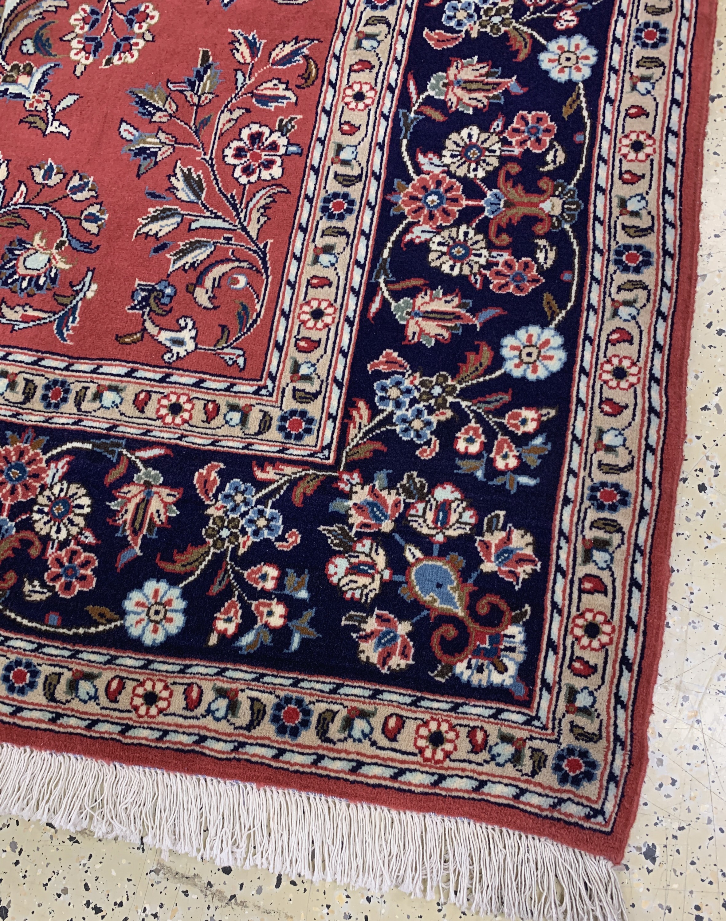 Detail g: Sarogh, Persien, Ende 20.Jhd, Wolle auf Baumwolle, ca. 300 x 210 cm, EHZ:(nahezu neuwertig).