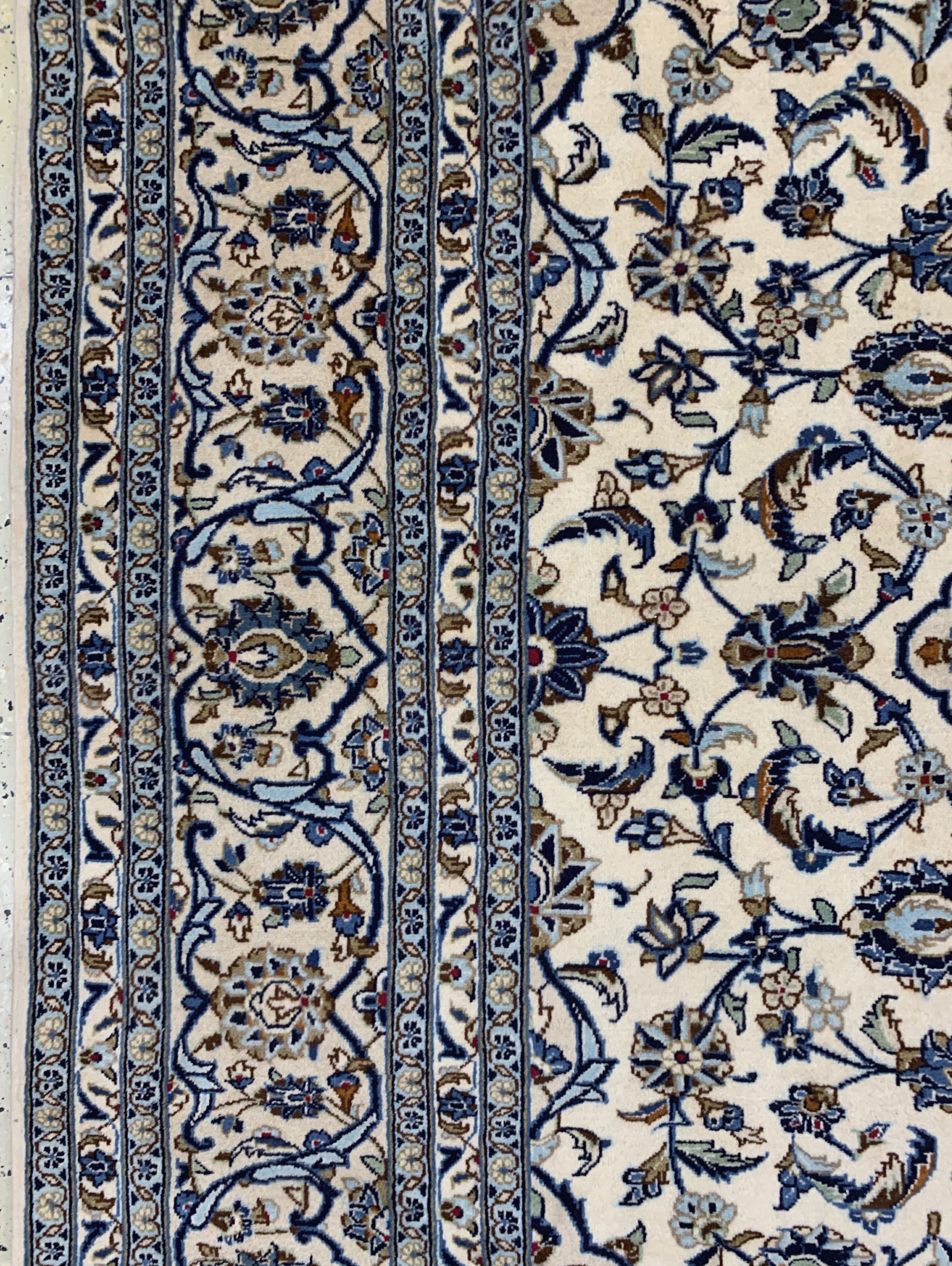 Detail c: Keschan, Persien, Ende 20.Jhd, Wolle auf Baumwolle, ca. 353 x 250 cm, EHZ:(nahezu neuwertig)