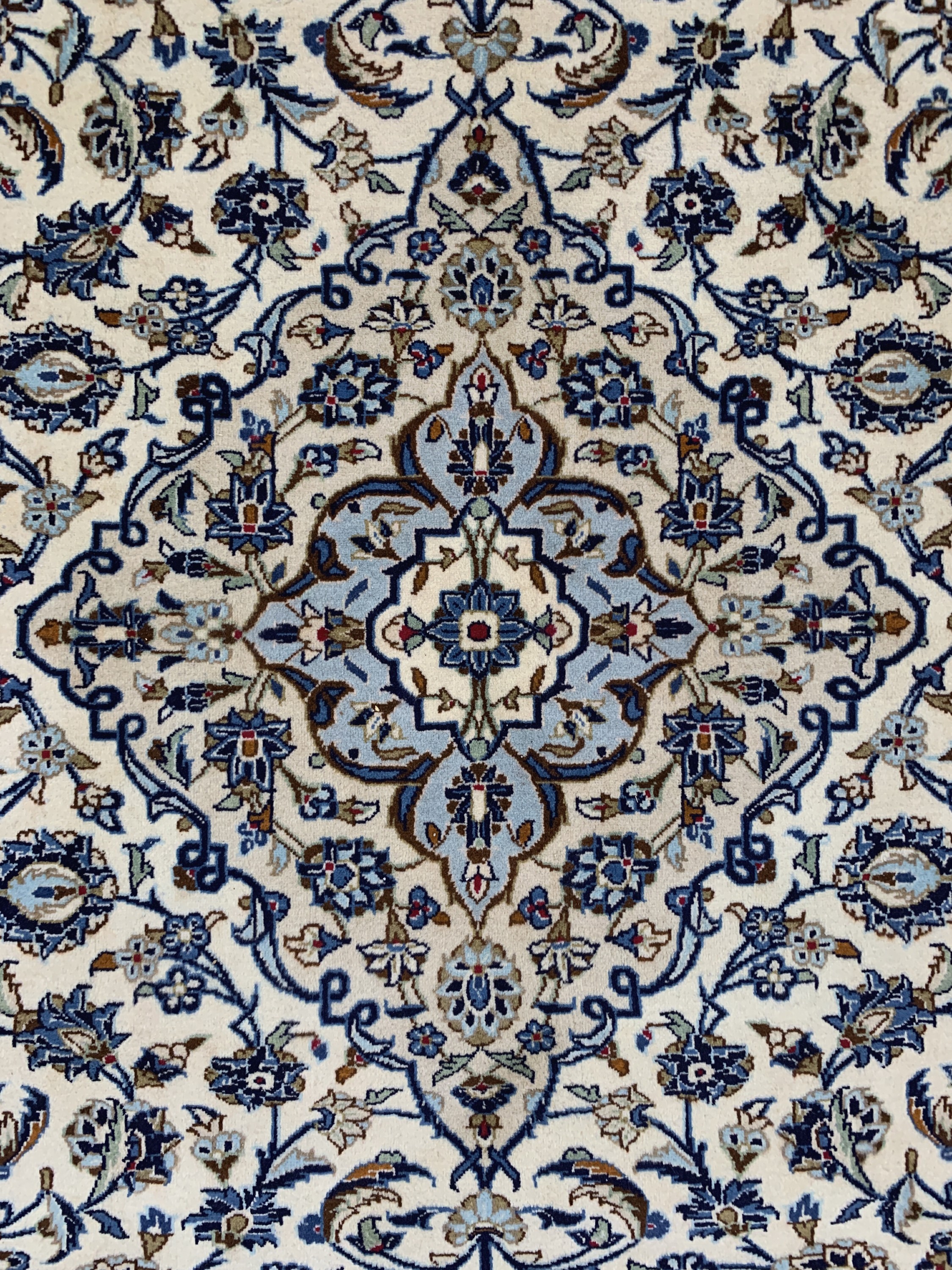 Detail d: Keschan, Persien, Ende 20.Jhd, Wolle auf Baumwolle, ca. 353 x 250 cm, EHZ:(nahezu neuwertig)