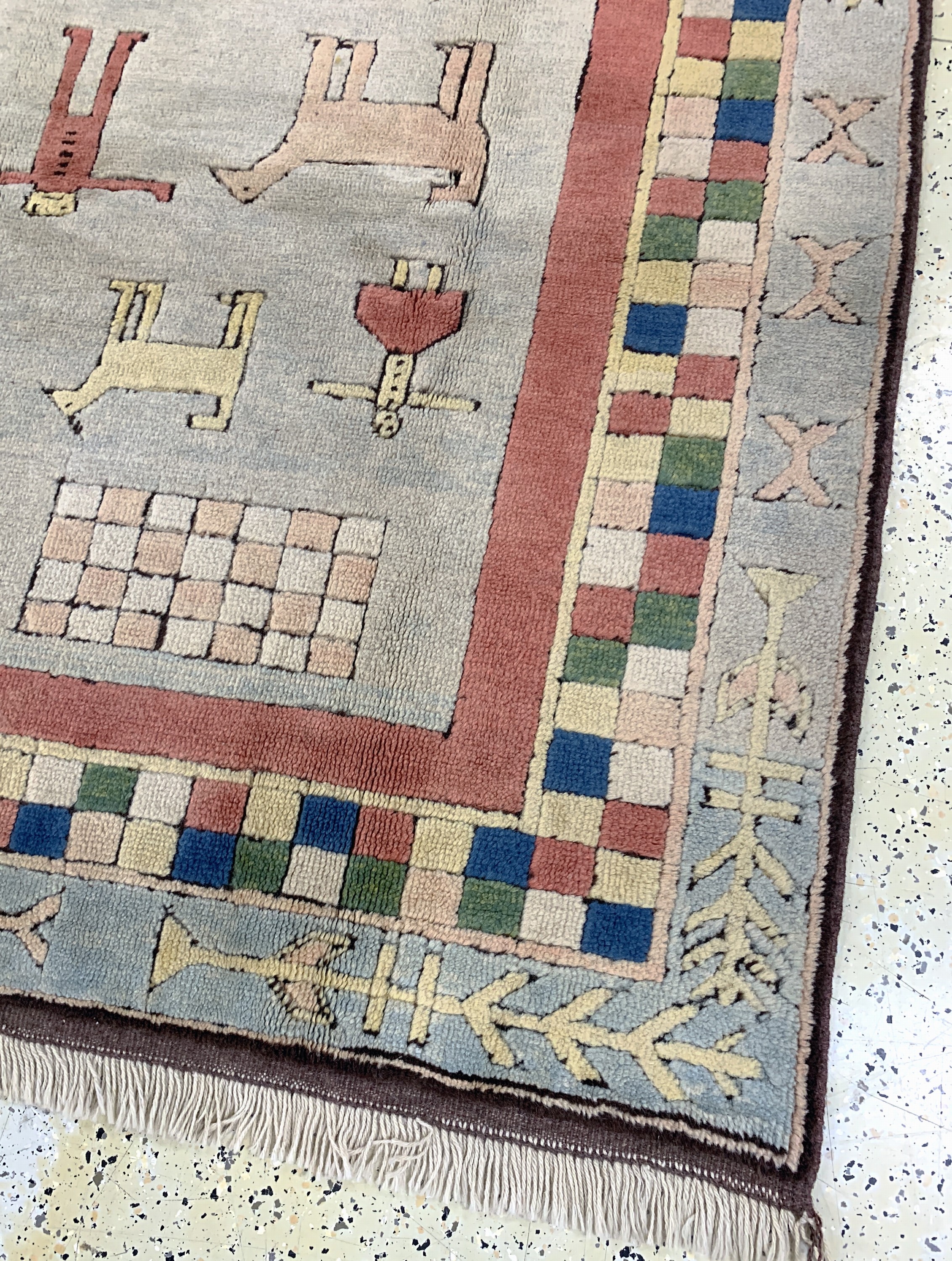 Detail c: Kars, Türkei, Ende 20.Jhd, Wolle auf Wolle,ca. 275 x 185 cm, EHZ: 1-2