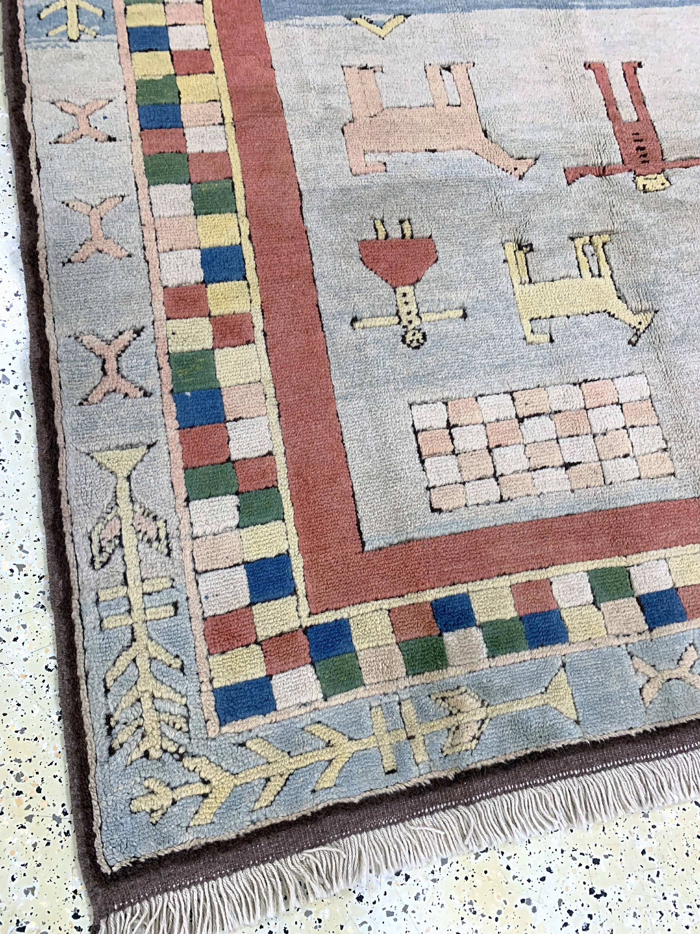 Detail d: Kars, Türkei, Ende 20.Jhd, Wolle auf Wolle,ca. 275 x 185 cm, EHZ: 1-2