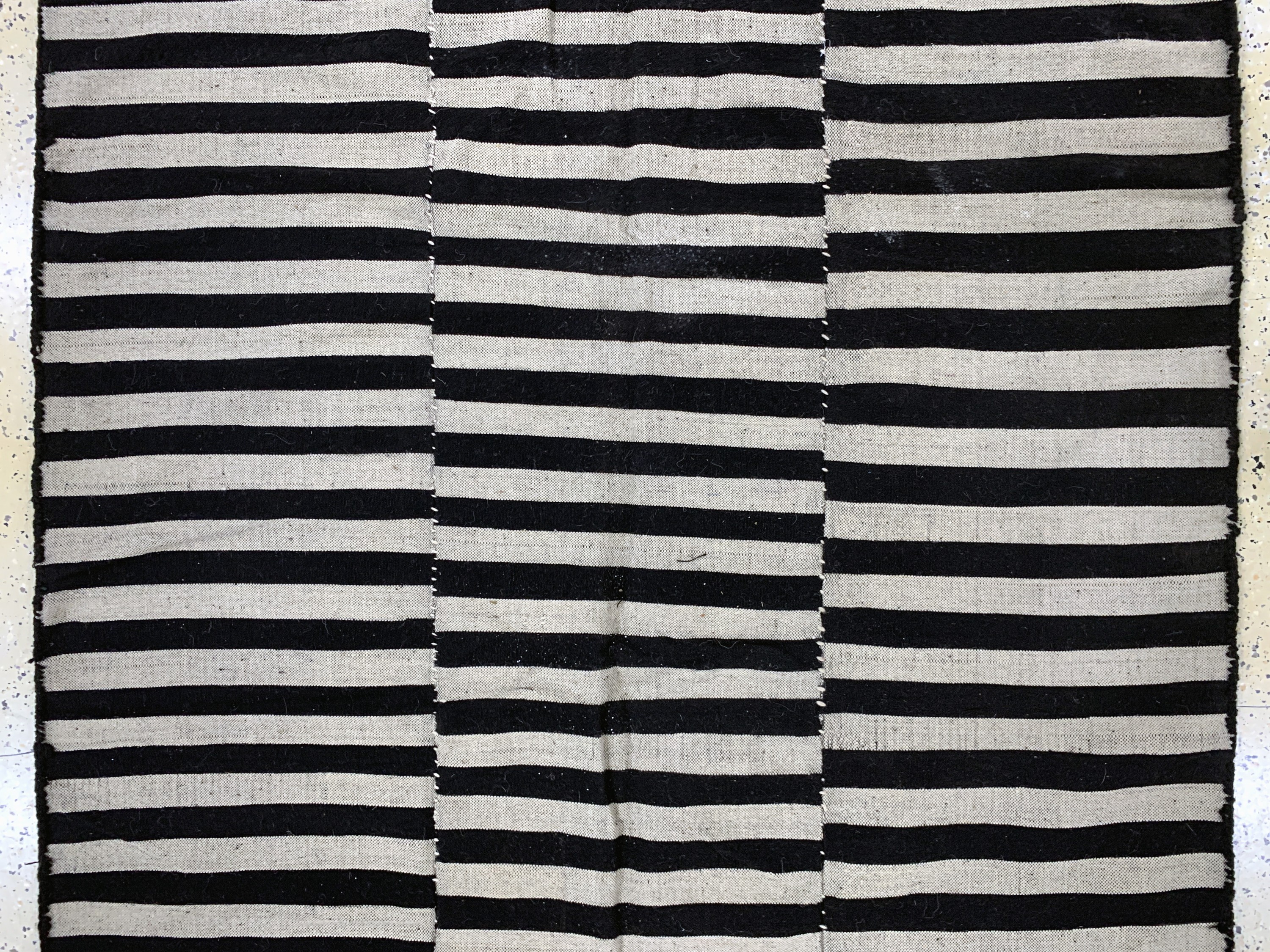 Detail d: "Mazandaran"Kelim(3 Bahnig), Persien, Anfang 20.Jhd, Wolle auf Wolle, ca. 365 x 158 cm, EHZ: 2