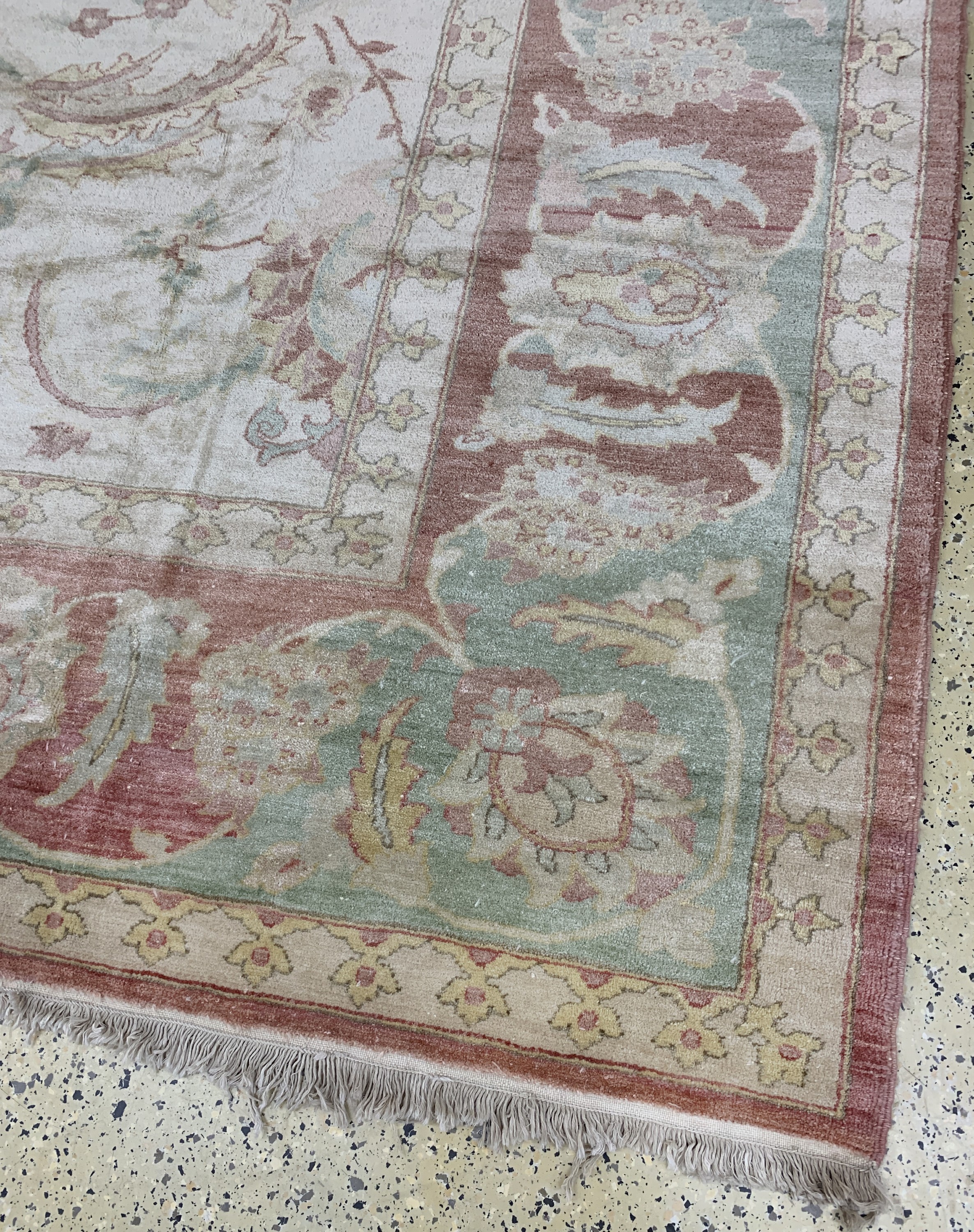 Detail g: Zigler Mahal, Ägypten, Ende 20.Jhd, Wolle auf Baumwolle, ca. 414 x 322 cm, EHZ: 1-2