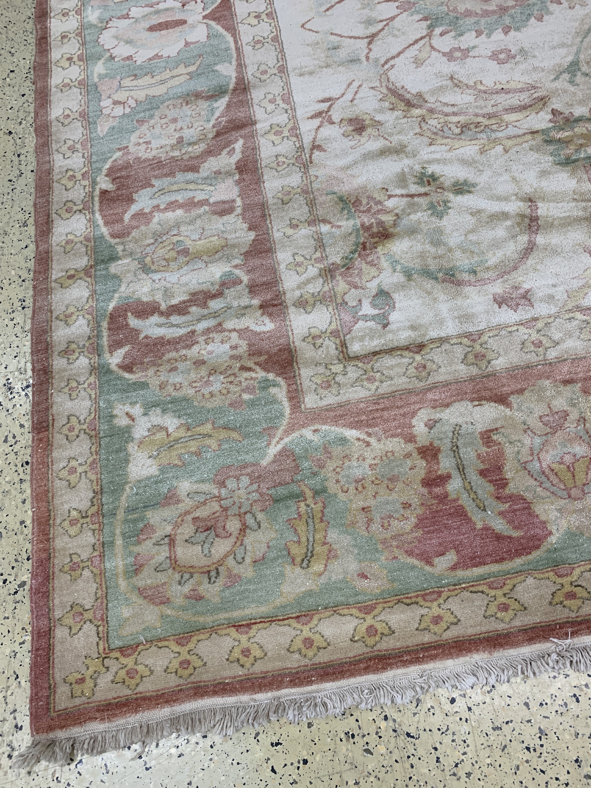 Detail i: Zigler Mahal, Ägypten, Ende 20.Jhd, Wolle auf Baumwolle, ca. 414 x 322 cm, EHZ: 1-2