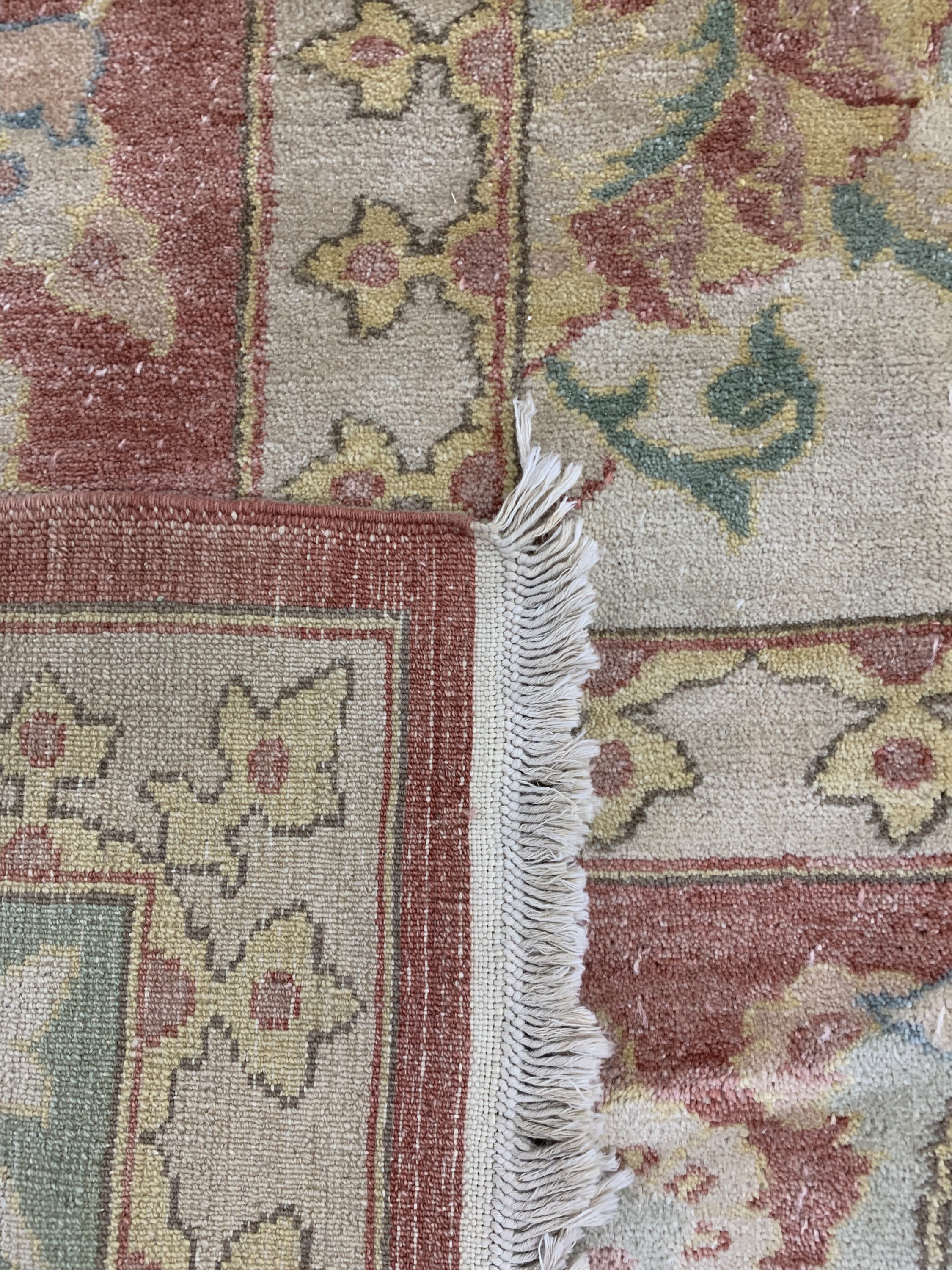 Detail k: Zigler Mahal, Ägypten, Ende 20.Jhd, Wolle auf Baumwolle, ca. 414 x 322 cm, EHZ: 1-2