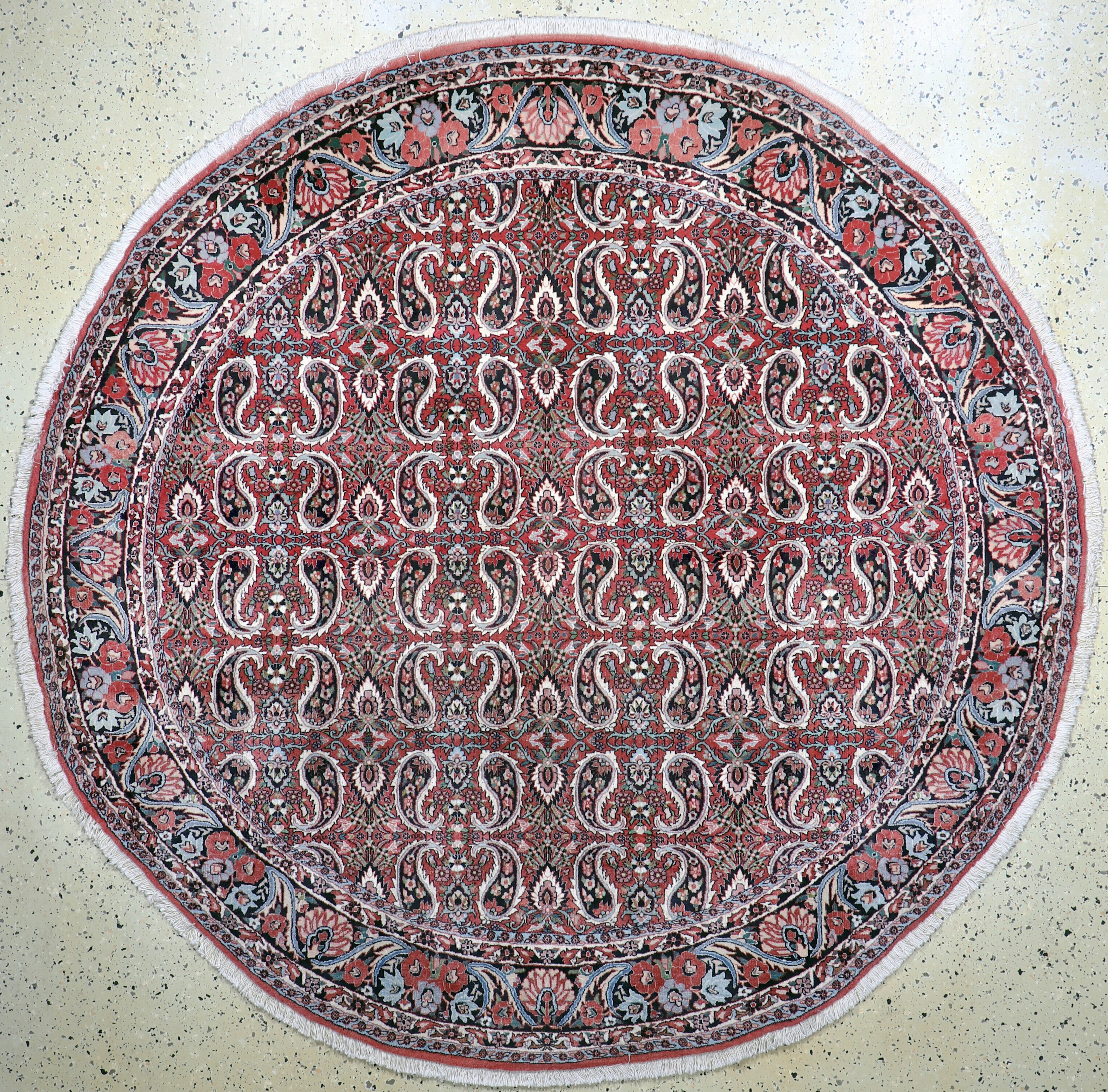 Bidjar Kork fein, Persien, Ende 20.Jhd, Korkwolle auf Baumwolle, durchmeßer: ca. 210 cm, EHZ:(nahezu neuwertig)