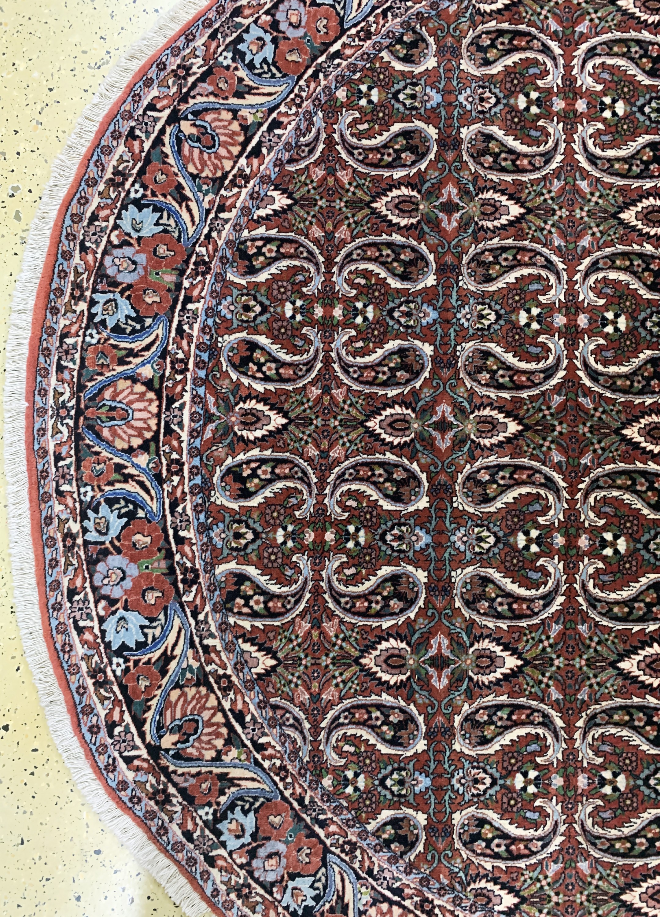 Detail b: Bidjar Kork fein, Persien, Ende 20.Jhd, Korkwolle auf Baumwolle, durchmeßer: ca. 210 cm, EHZ:(nahezu neuwertig)