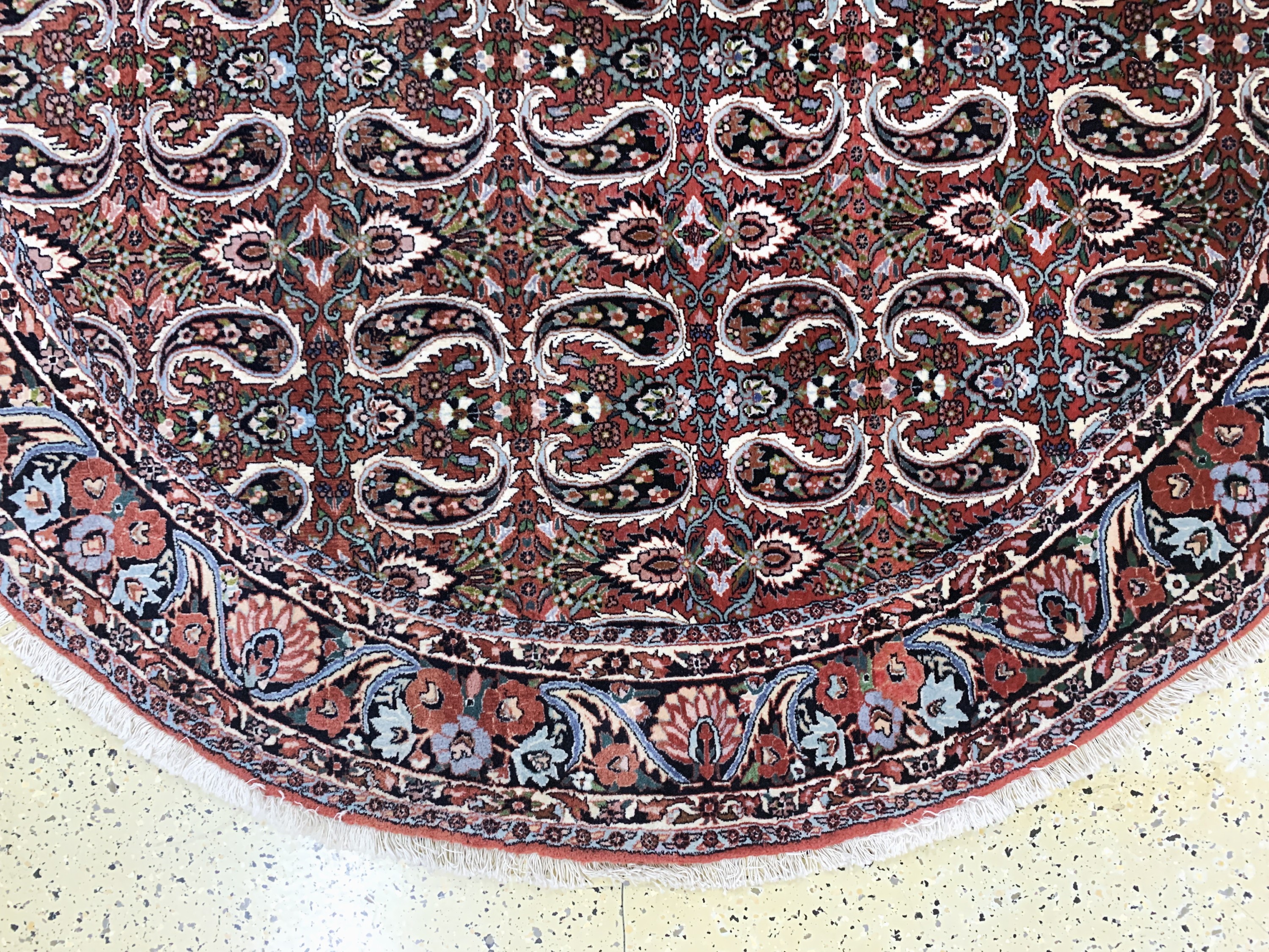 Detail c: Bidjar Kork fein, Persien, Ende 20.Jhd, Korkwolle auf Baumwolle, durchmeßer: ca. 210 cm, EHZ:(nahezu neuwertig)