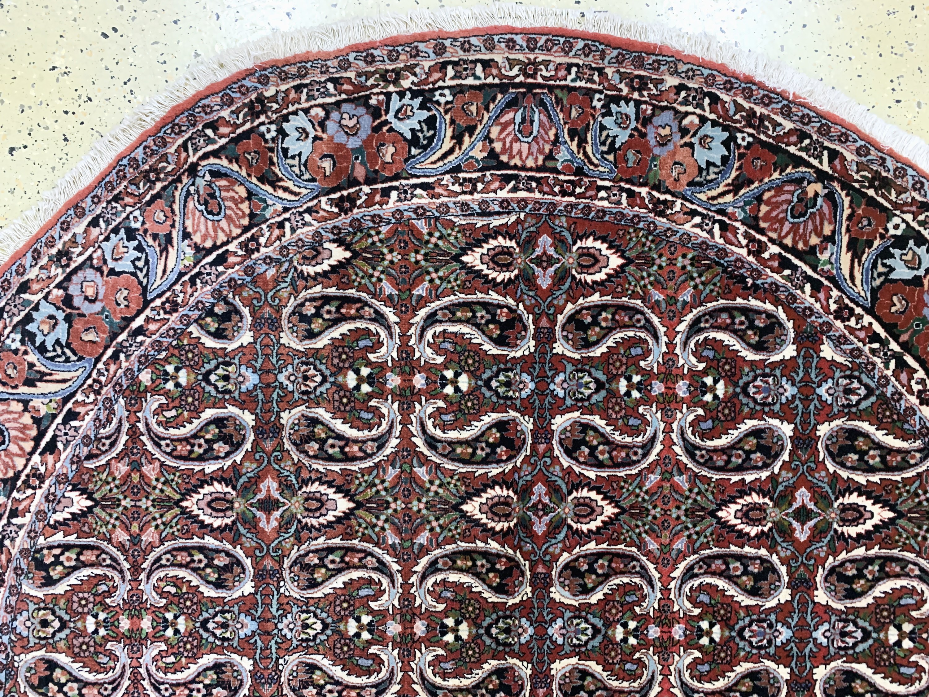 Detail d: Bidjar Kork fein, Persien, Ende 20.Jhd, Korkwolle auf Baumwolle, durchmeßer: ca. 210 cm, EHZ:(nahezu neuwertig)