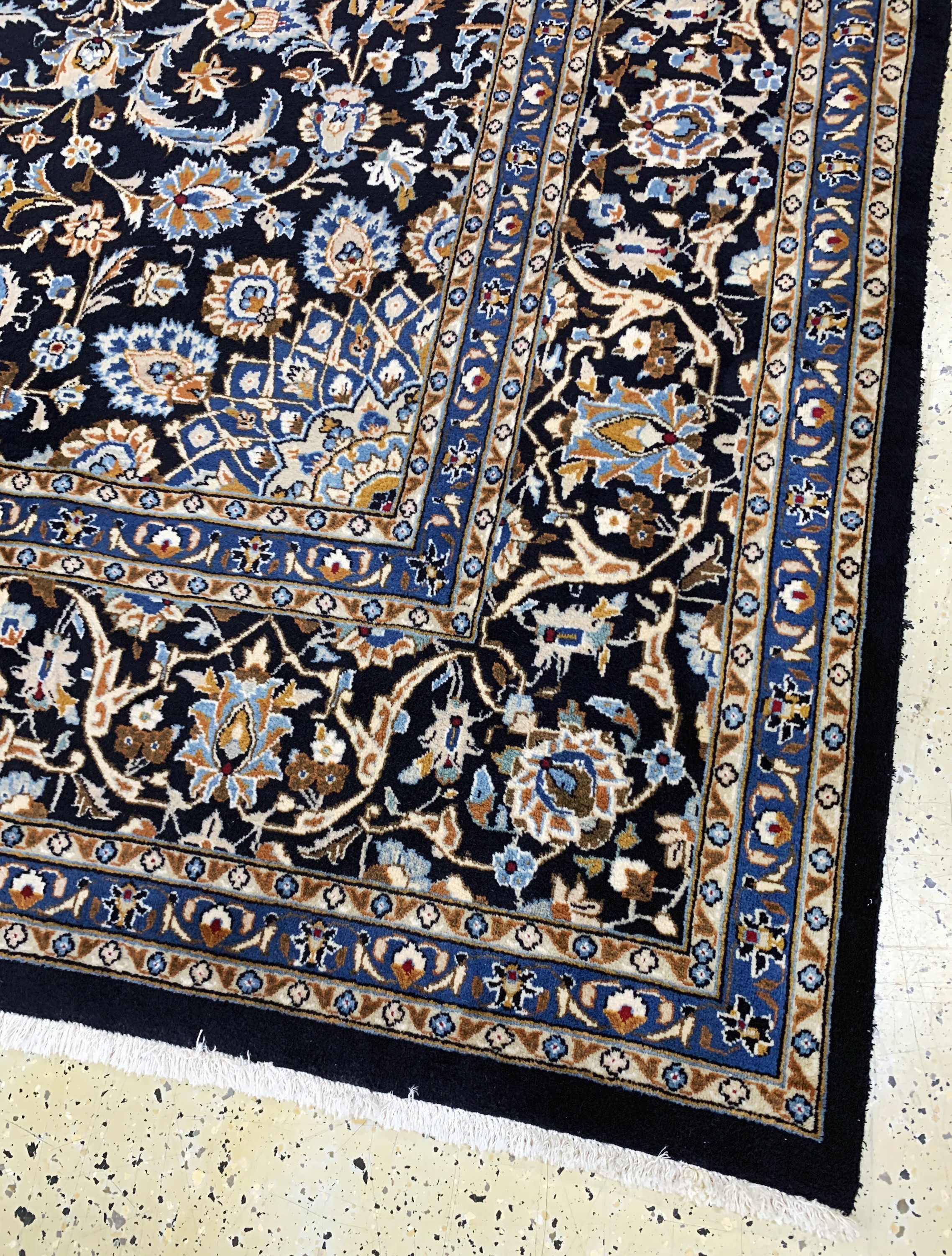 Detail g: Kaschmar Kork fein, Persien, Ende 20.Jhd, Korkwolle auf Baumwolle, ca. 350 x 250 cm, EHZ: 2
