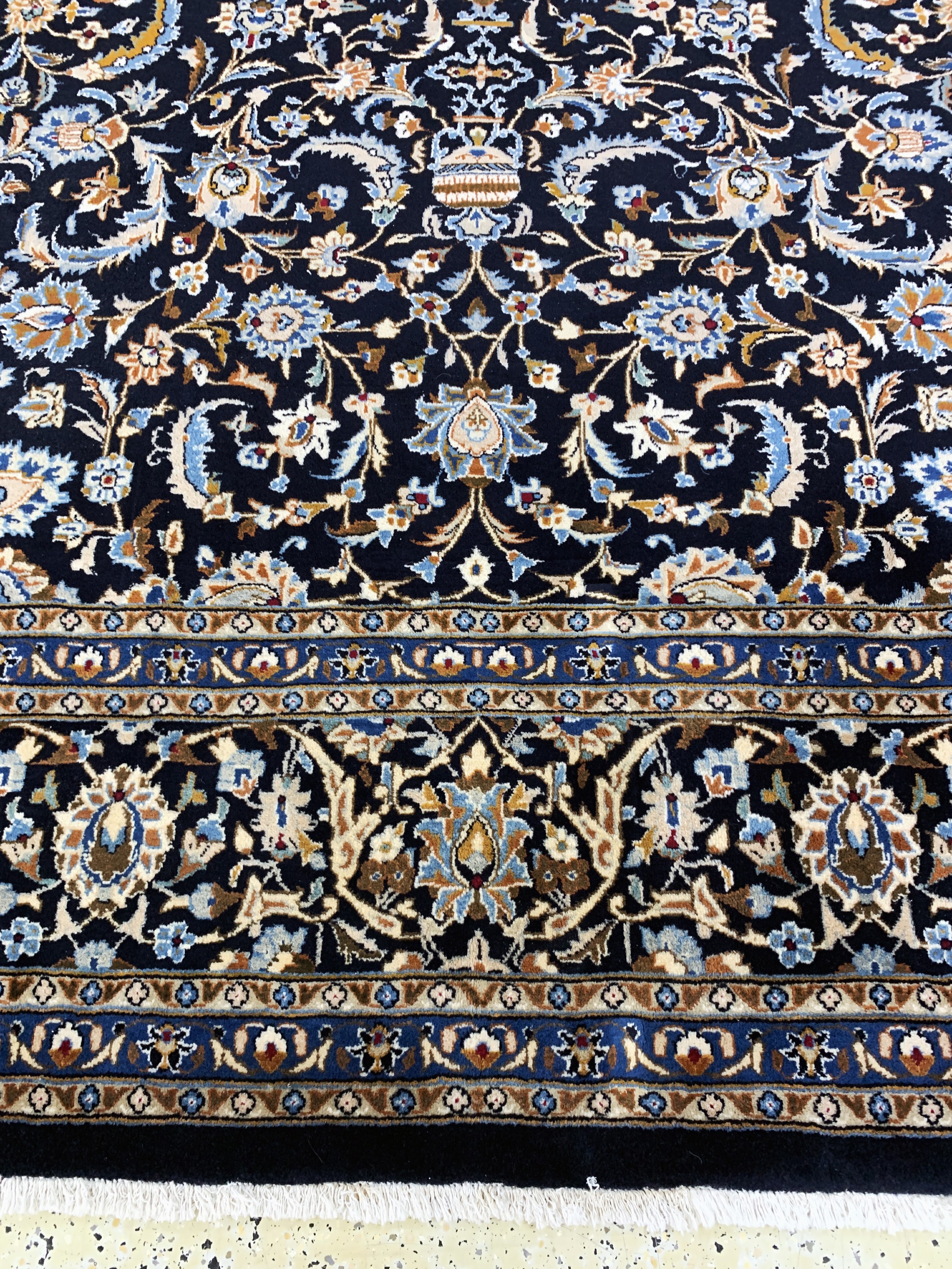 Detail h: Kaschmar Kork fein, Persien, Ende 20.Jhd, Korkwolle auf Baumwolle, ca. 350 x 250 cm, EHZ: 2