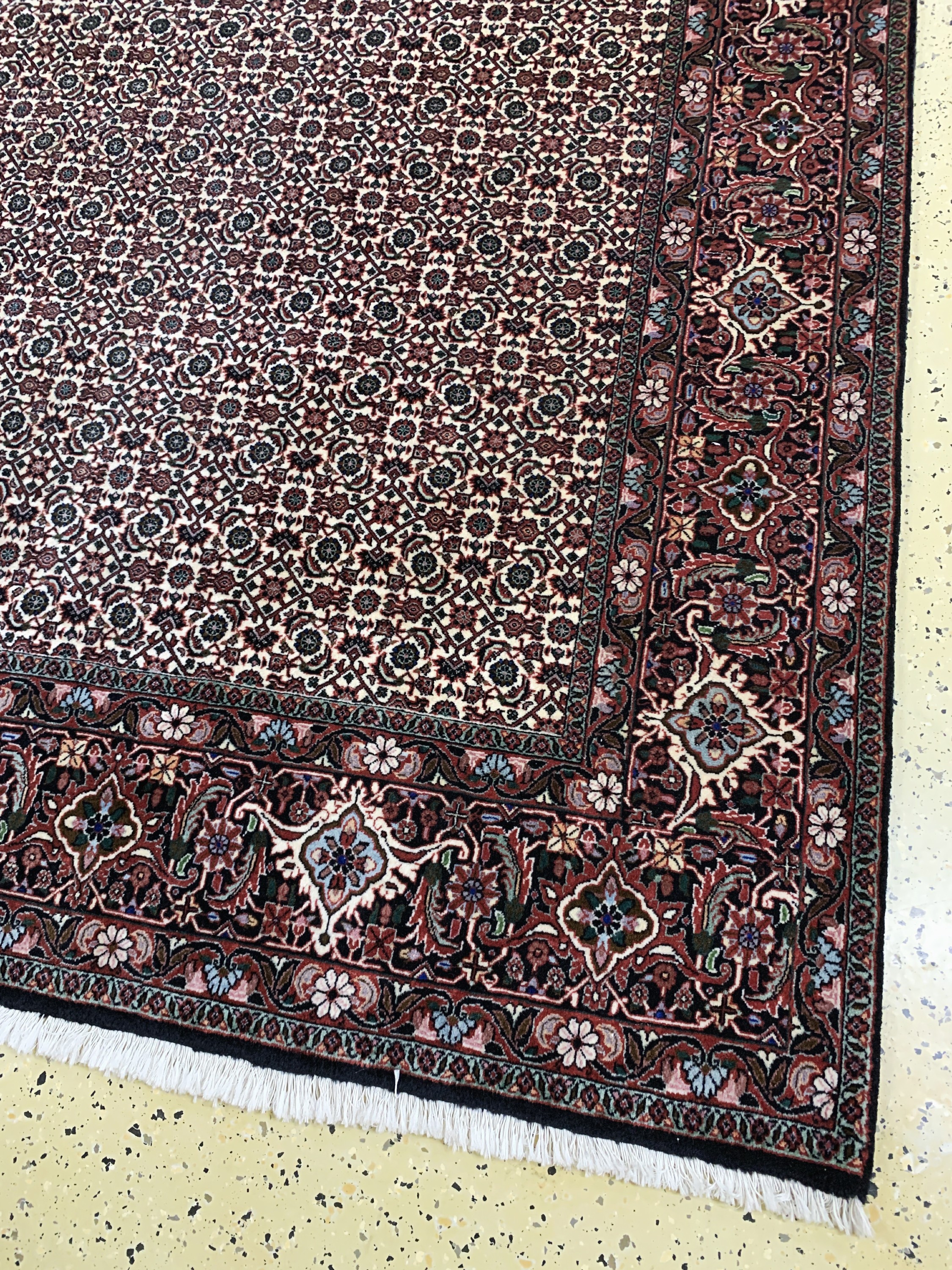 Detail a: Bidjar Kork fein, Persien, Ende 20.Jhd, Korkwolle auf Baumwolle, ca. 340 x 250 cm, EHZ: 2