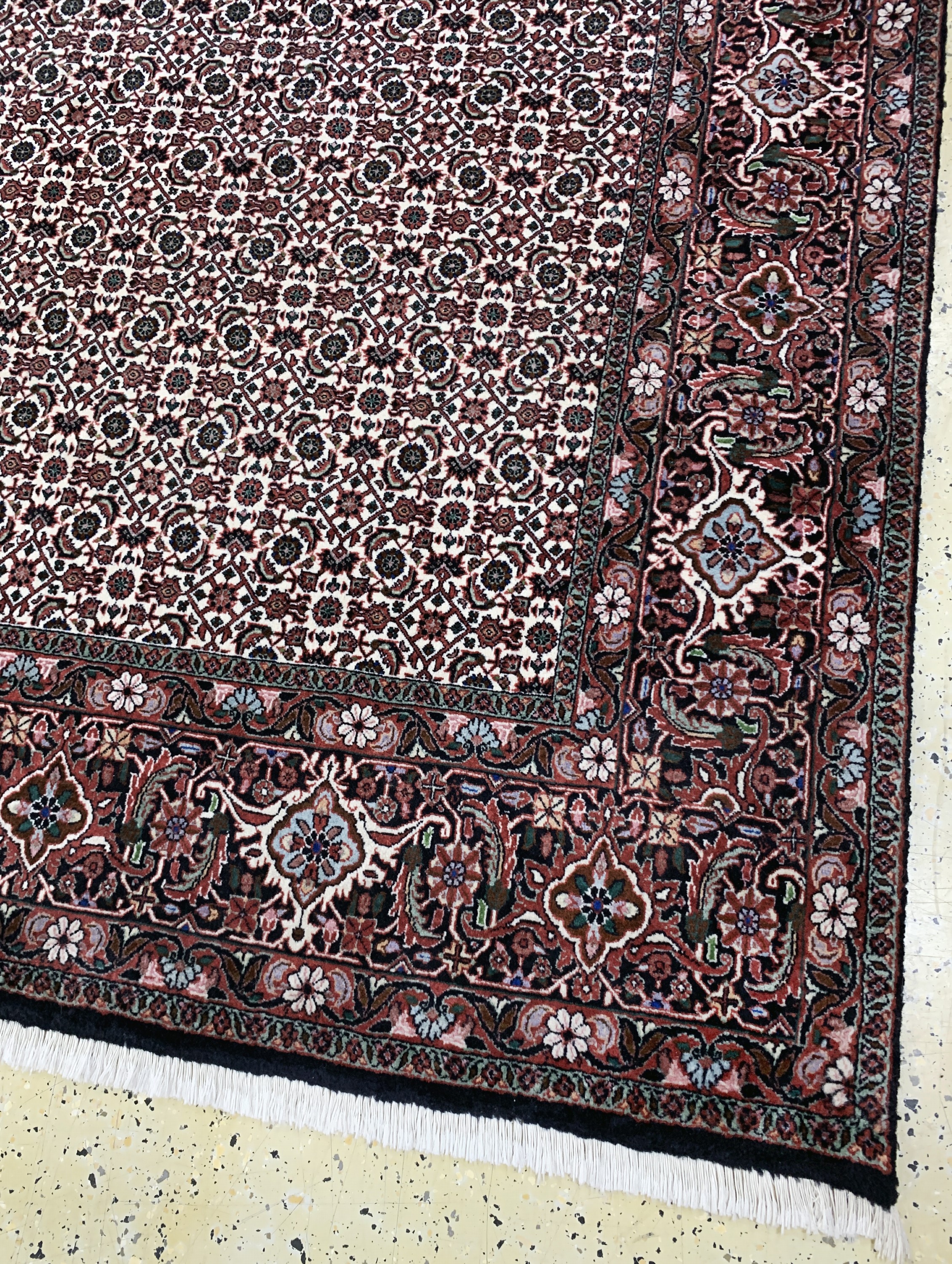 Detail f: Bidjar Kork fein, Persien, Ende 20.Jhd, Korkwolle auf Baumwolle, ca. 340 x 250 cm, EHZ: 2