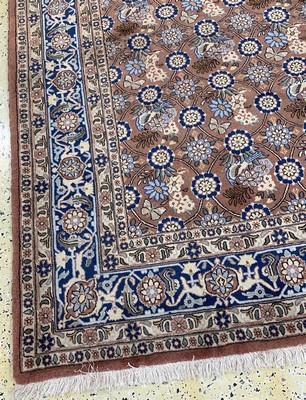 27012867e - Weramin Kork fein, Persien, Ende 20.Jhd, Korkwolle auf Baumwolle, ca. 290 x 210 cm, ...