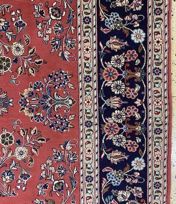 27012868f - Sarogh, Persien, Ende 20.Jhd, Wolle auf Baumwolle, ca. 300 x 210 cm, EHZ:(nahezu ...