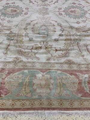 27012877h - Zigler Mahal, Ägypten, Ende 20.Jhd, Wolle auf Baumwolle, ca. 414 x 322 cm, EHZ: 1-2