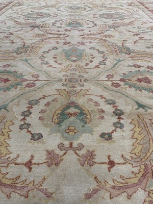 27012877j - Zigler Mahal, Ägypten, Ende 20.Jhd, Wolle auf Baumwolle, ca. 414 x 322 cm, EHZ: 1-2