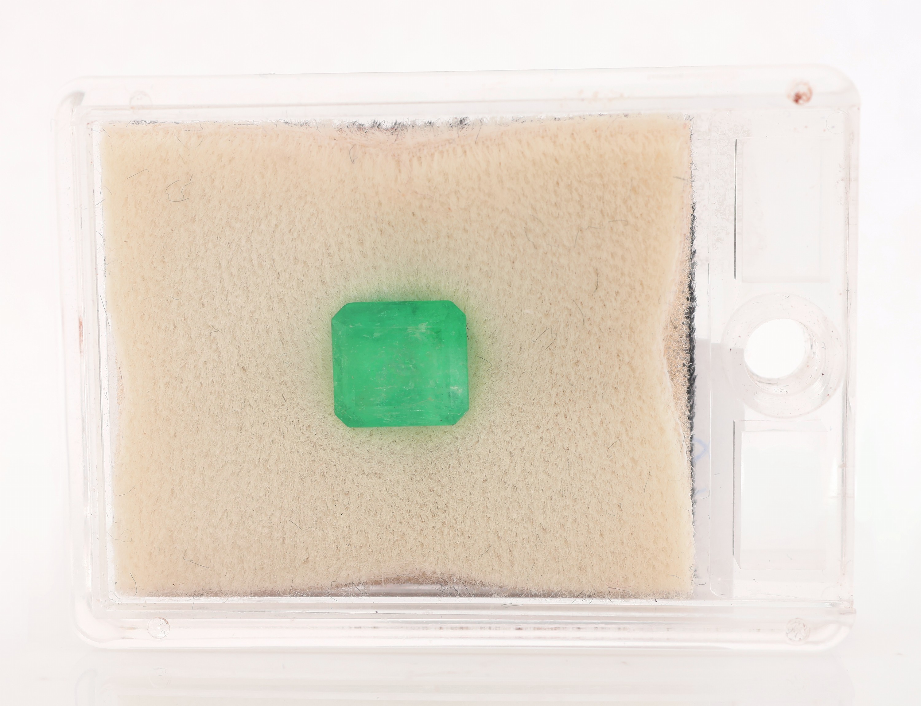 Image 27012934 - Loser kolumbianischer Smaragd, ca. 4.01 ct, Treppenschliff, sehr schöne Farbe ...