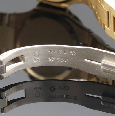 27013029e - PATEK PHILIPPE Nautilus feine Damenarmbanduhr in GG 750/000 Referenz 4700/51, Schweiz um ...