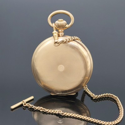 27013655b - SYSTEME GLASHÜTTE Herrensavonette in RoseG 585/000 an RoseG 585/000 Kette, Schweiz um ...